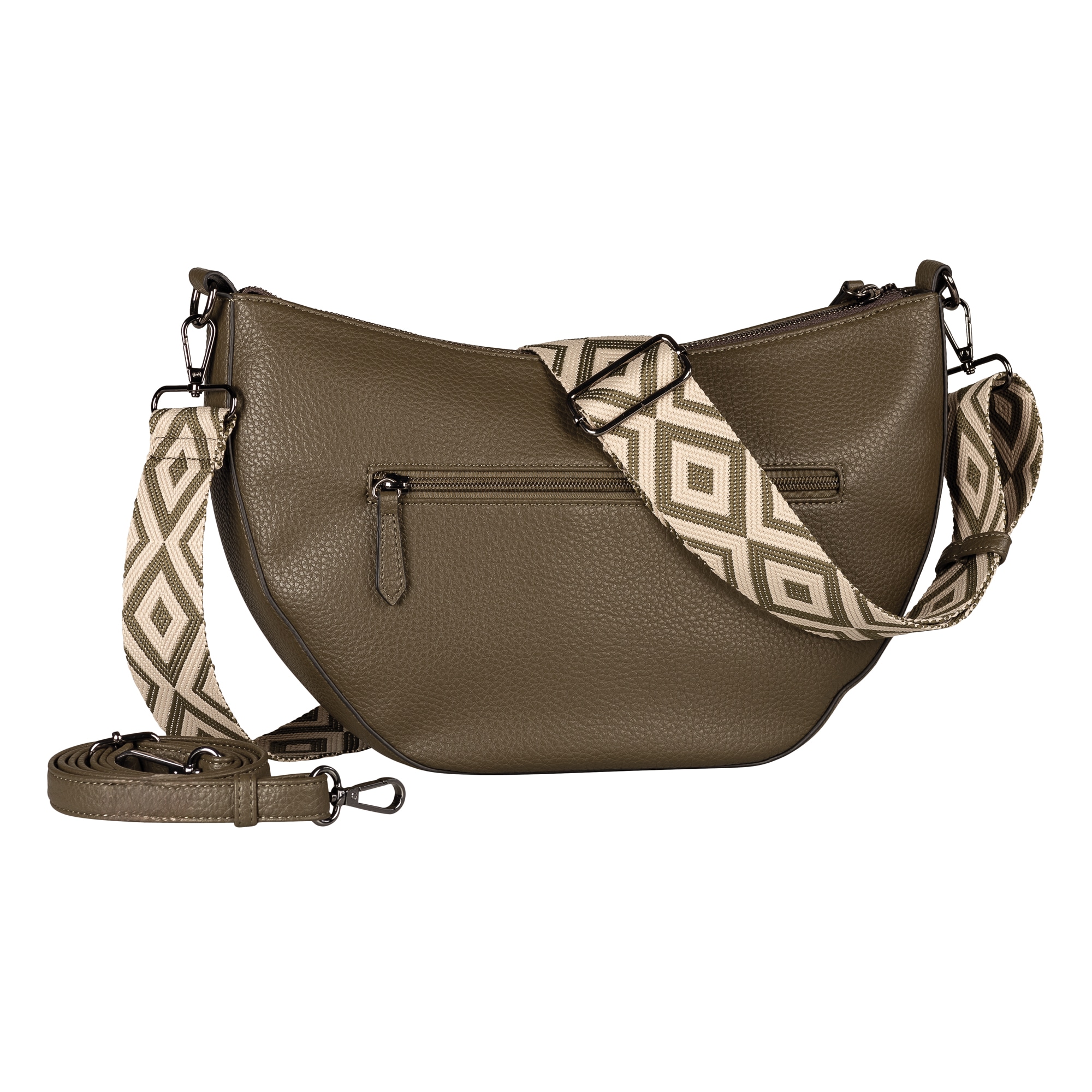 Gabor Umhängetasche »Linda« weiches Kunstleder mit elegantem Schultergurt aus edlem Gewebeband