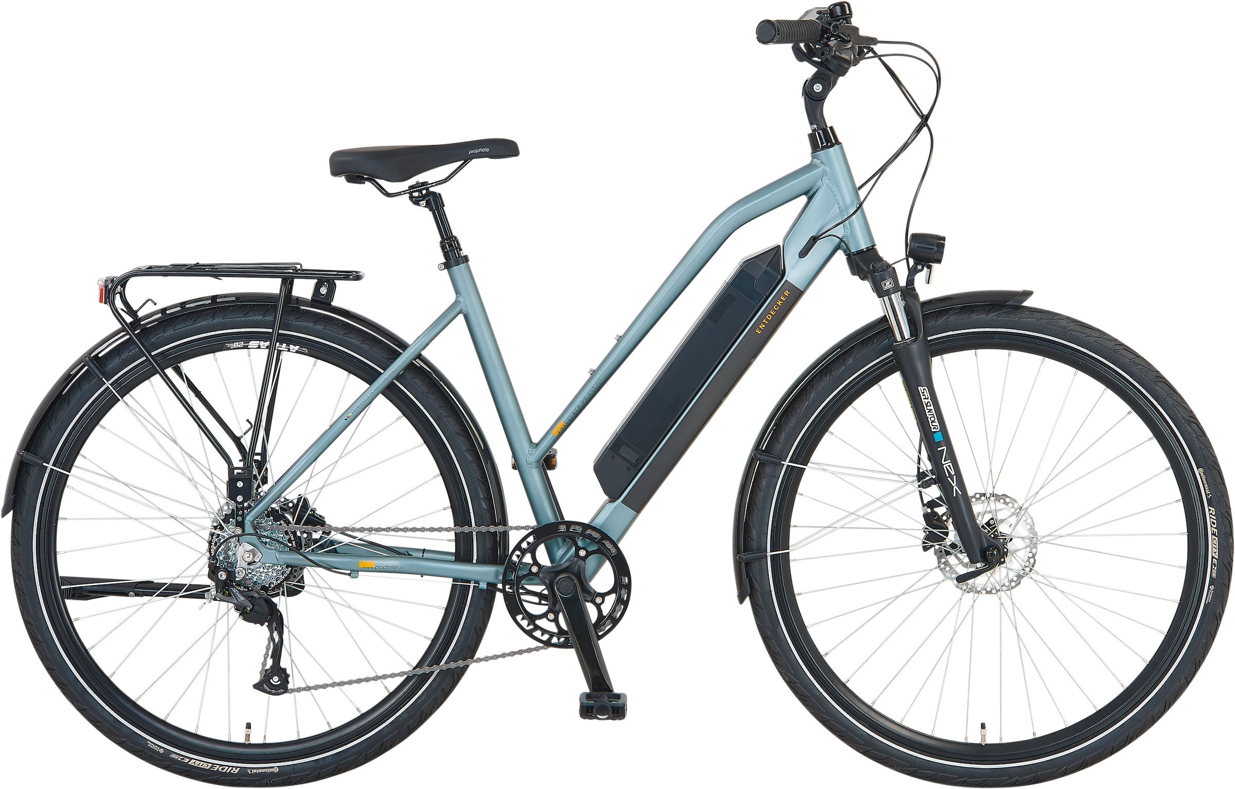 E-Bike »Entdecker 1.0«, 8 Gang, Shimano, Heckmotor 250 W