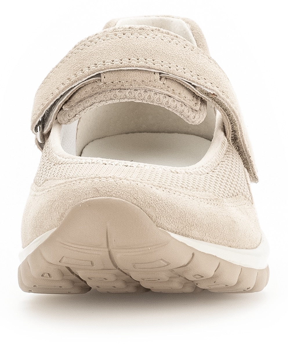 Gabor Rollingsoft Riemchenballerina, Klettschuh, Freizeitschuh, Komfortschuh mit Klettverschluss
