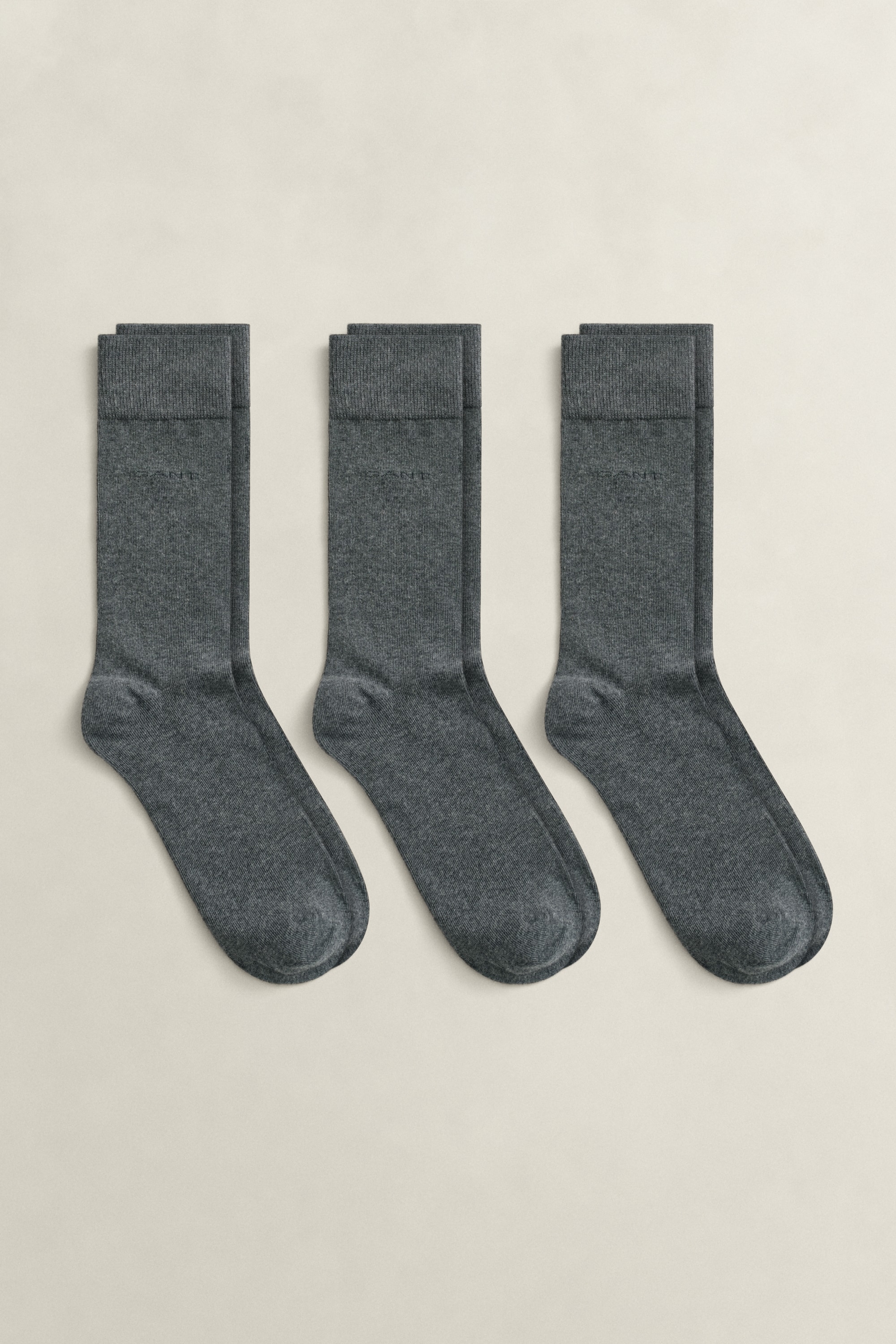 Gant Basicsocken »SOFT COTTON SOCKS 3-PACK« Packung, 3, 3 Stk. tlg. mit Logodruck am Knöchel