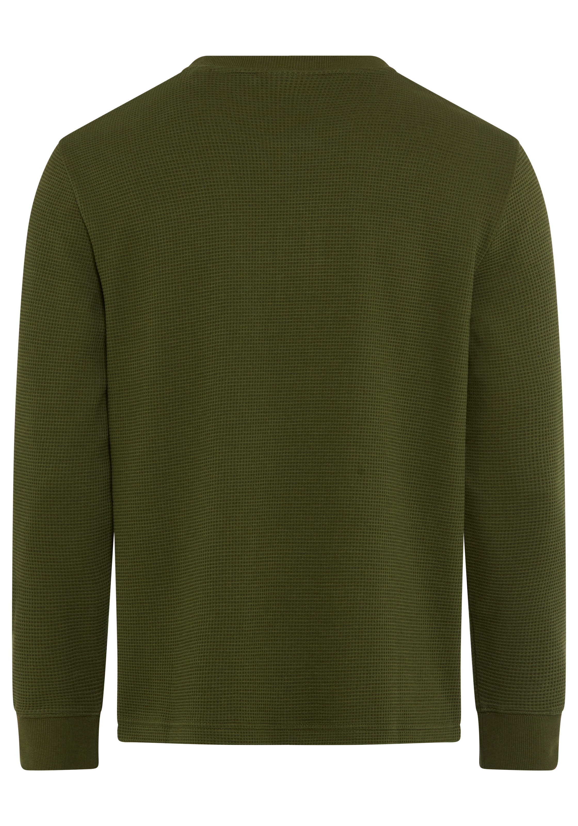 Gant Henleyshirt »WAFFLE LS HENLEY«, Rundhalsausschnitt, Regular fit, Waffelstruktur