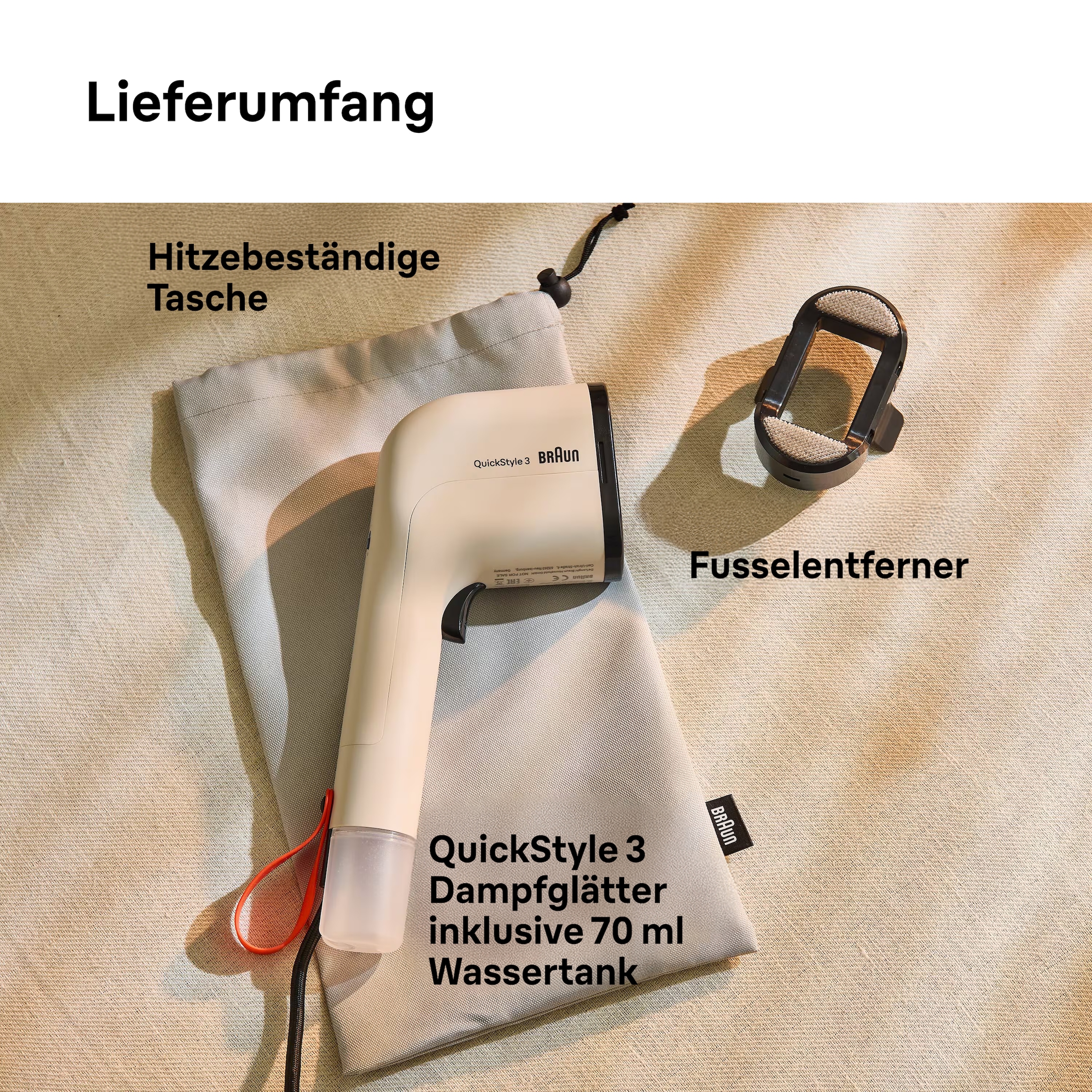 Braun Dampfbürste »QuickStyle GS 3012 BG« 1100 W