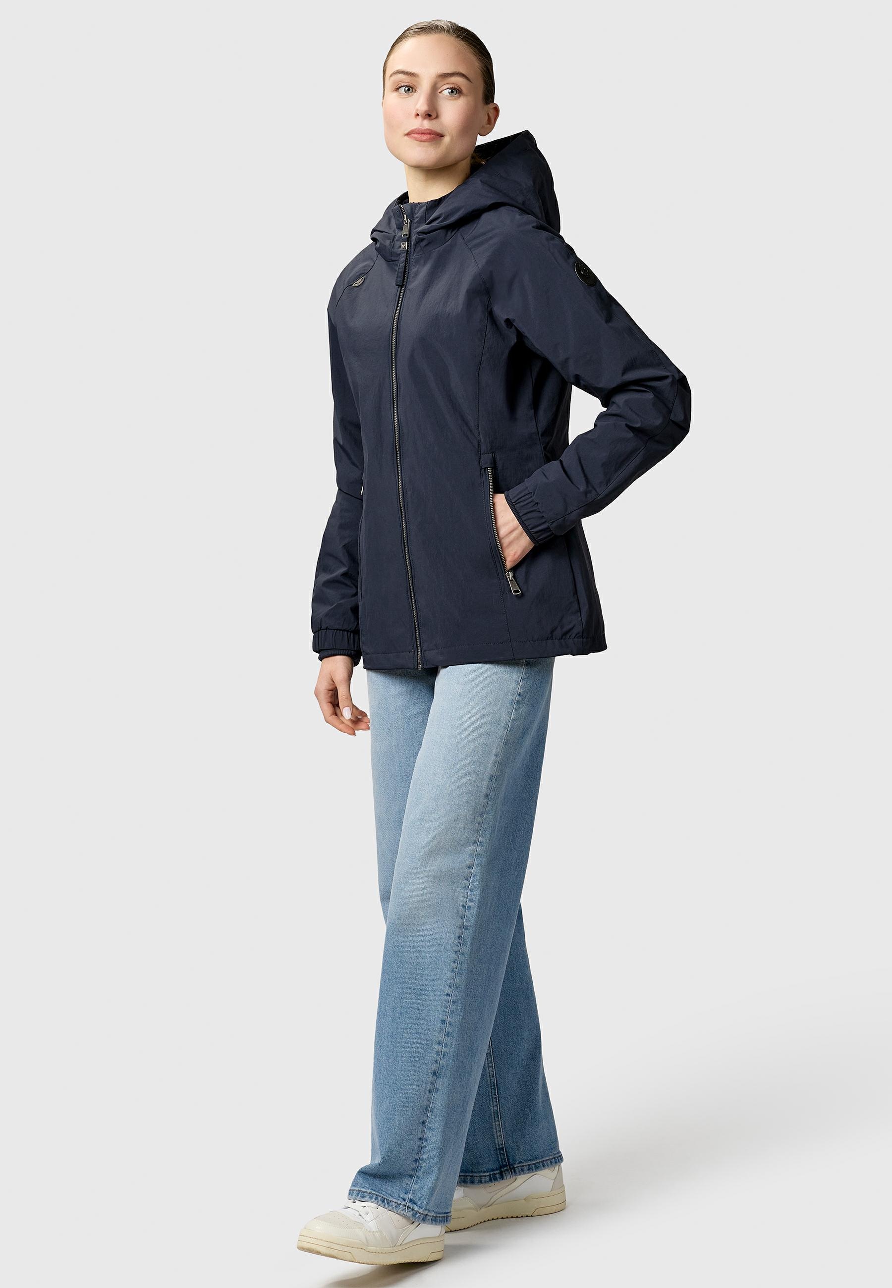 Ragwear Funktionsjacke »Funktionsjacke Dizzea« mit Kapuze Wasserdichte und atmungsaktive Übergangsjacke