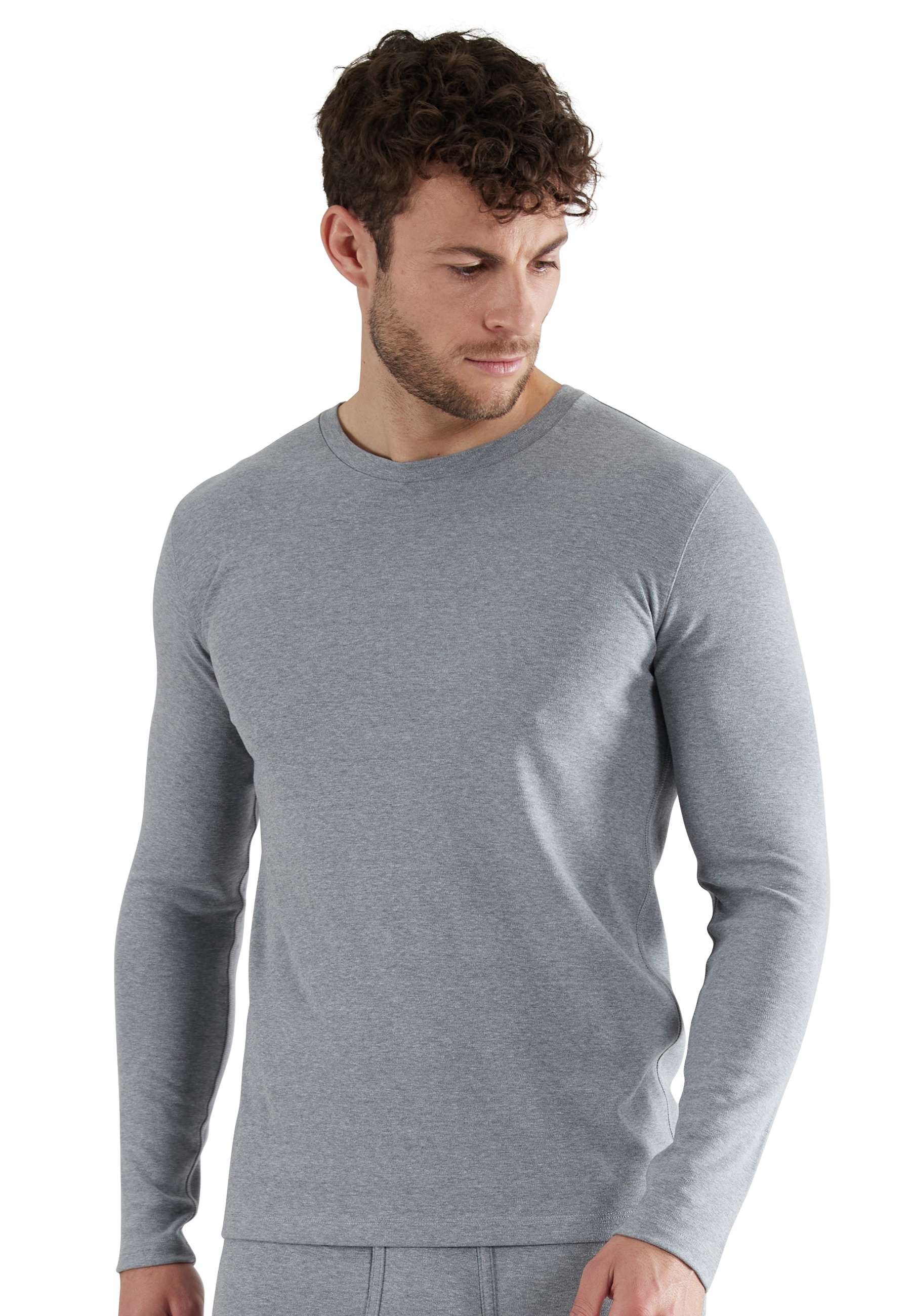 GÖTZBURG Unterziehshirt »Thermo«, Rundhals-Ausschnitt, langärmelig, Slim-Fit