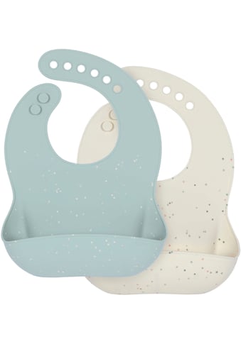 Lätzchen »Silicone Bib, Blue/Nature«