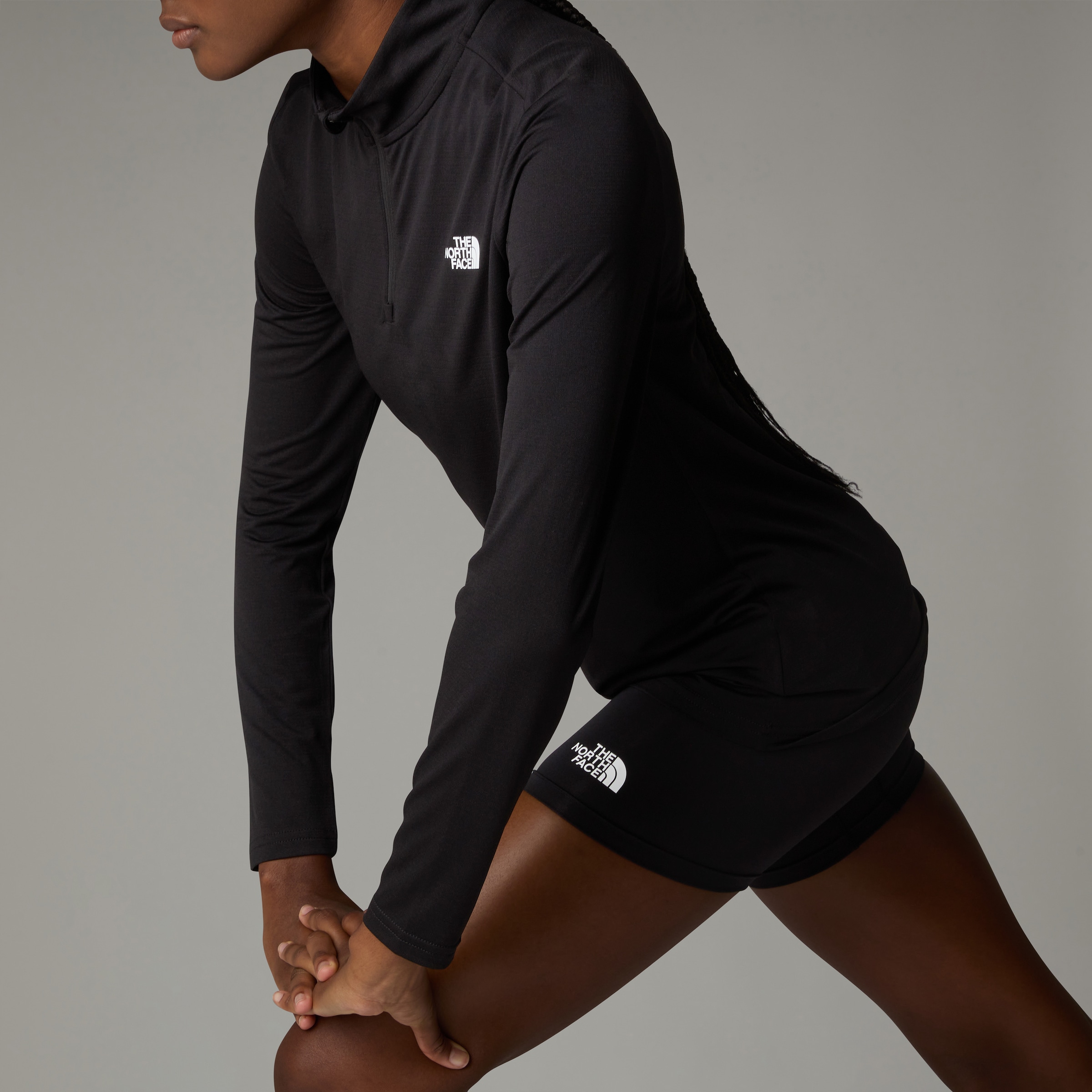 The North Face Funktionsshirt »Flex Slim Langarm-Top mit 1/4-langem RV für Damen«, (1 tlg.)