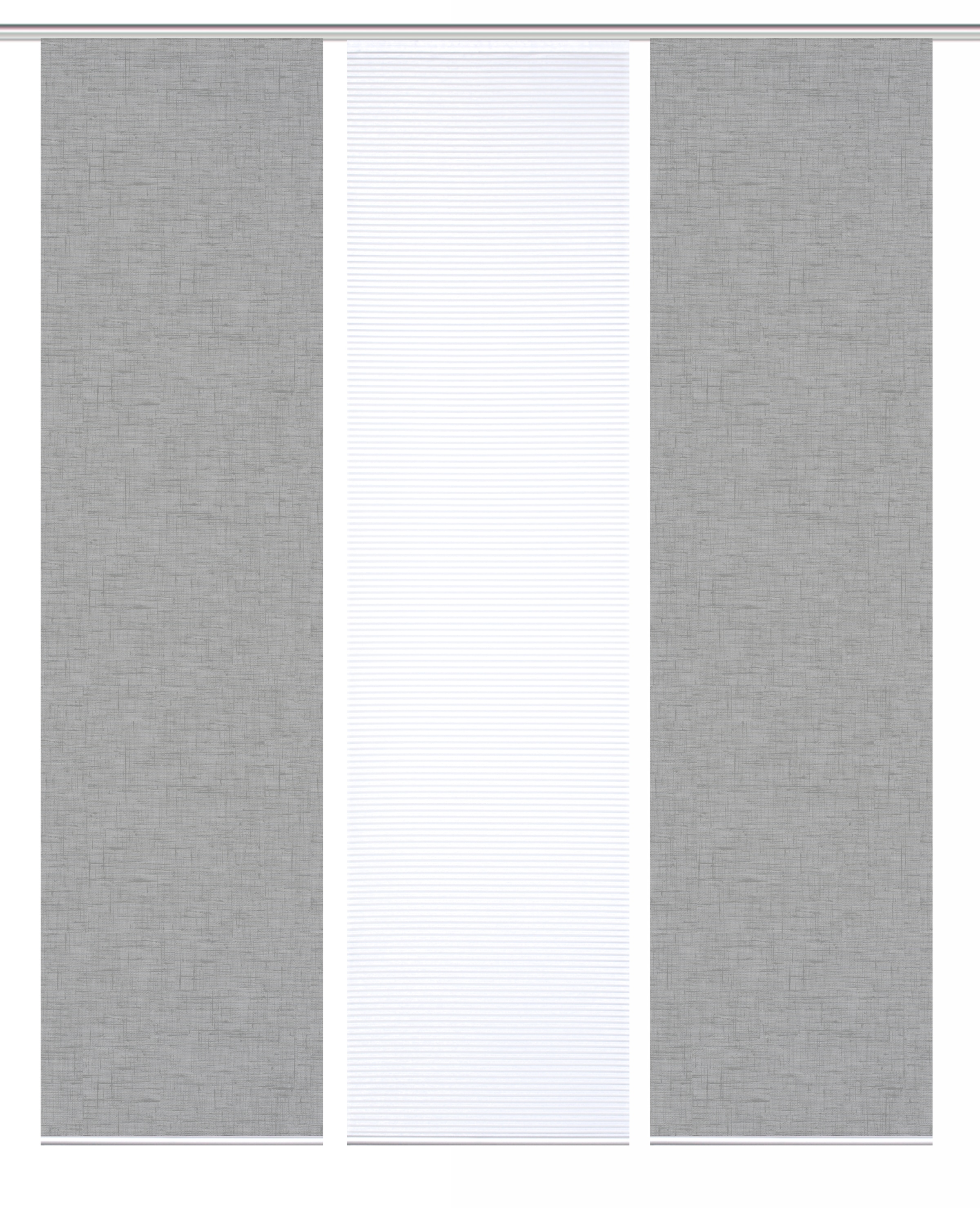 HOME in green Schiebegardine »ESTRA« Paneelwagen 3 Stk. tlg. SET DIGITALDRUCK,BAMBUSOPTIK RECYCELT