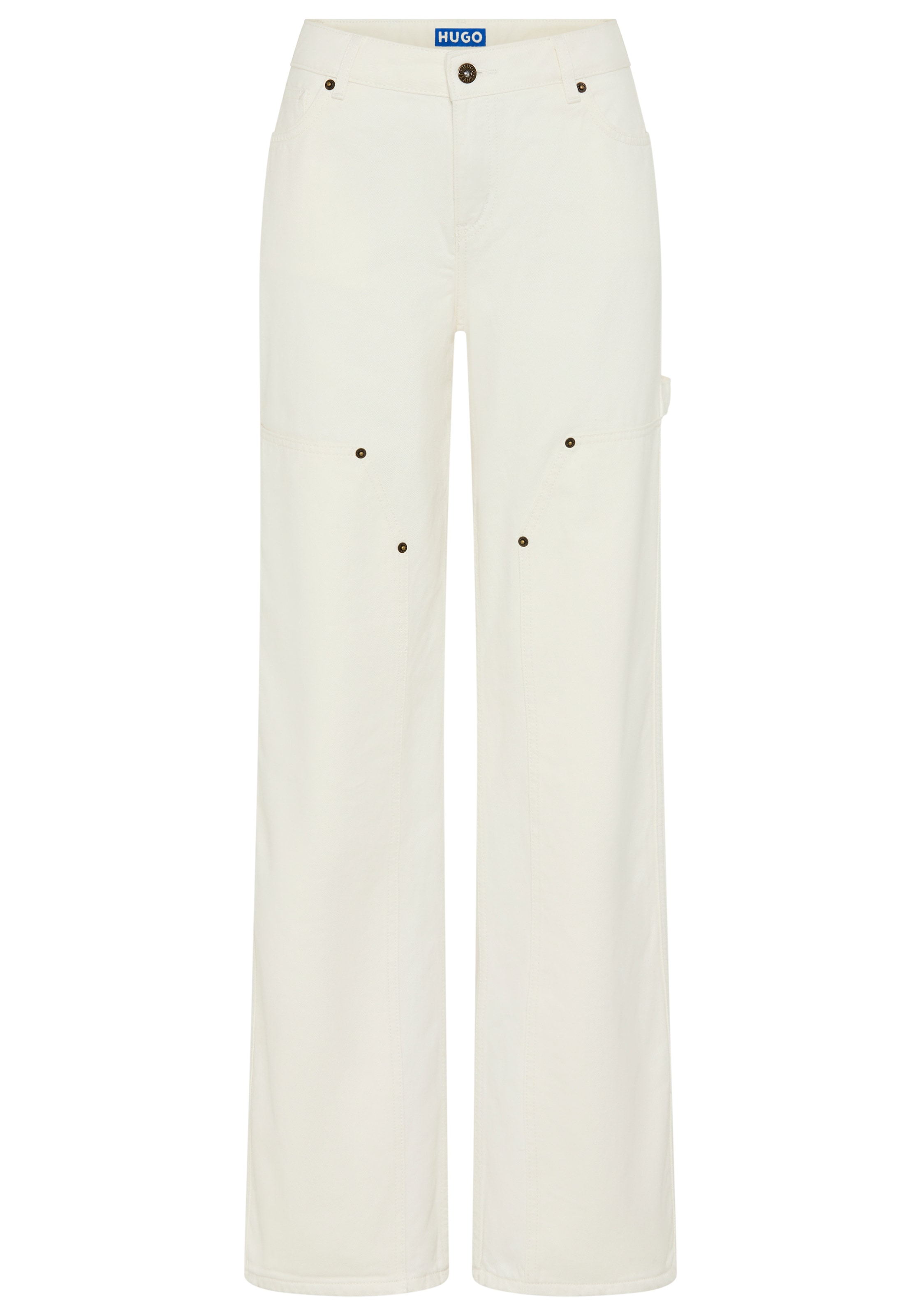 HUGO Blue Weite Jeans »Gamala« Mid Rise, Baggy