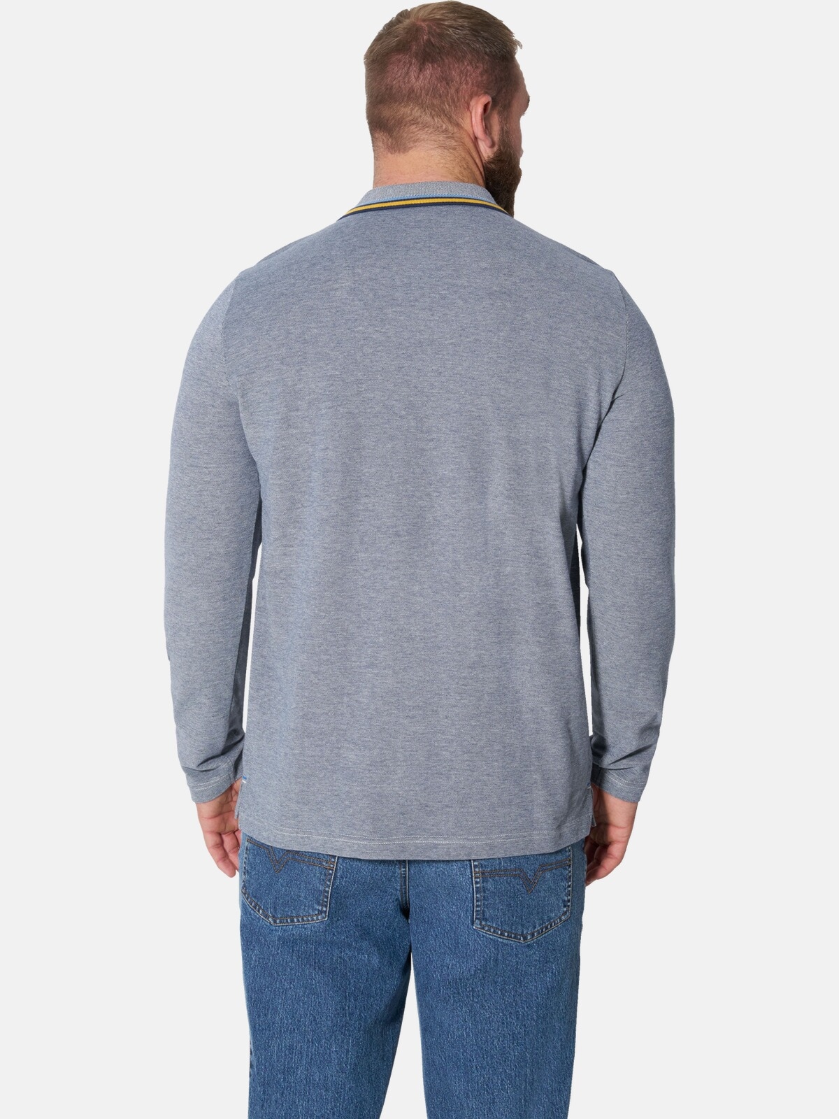 Jan Vanderstorm Langarm-Poloshirt »Doppelpack Langarm-Poloshirt STEY«
