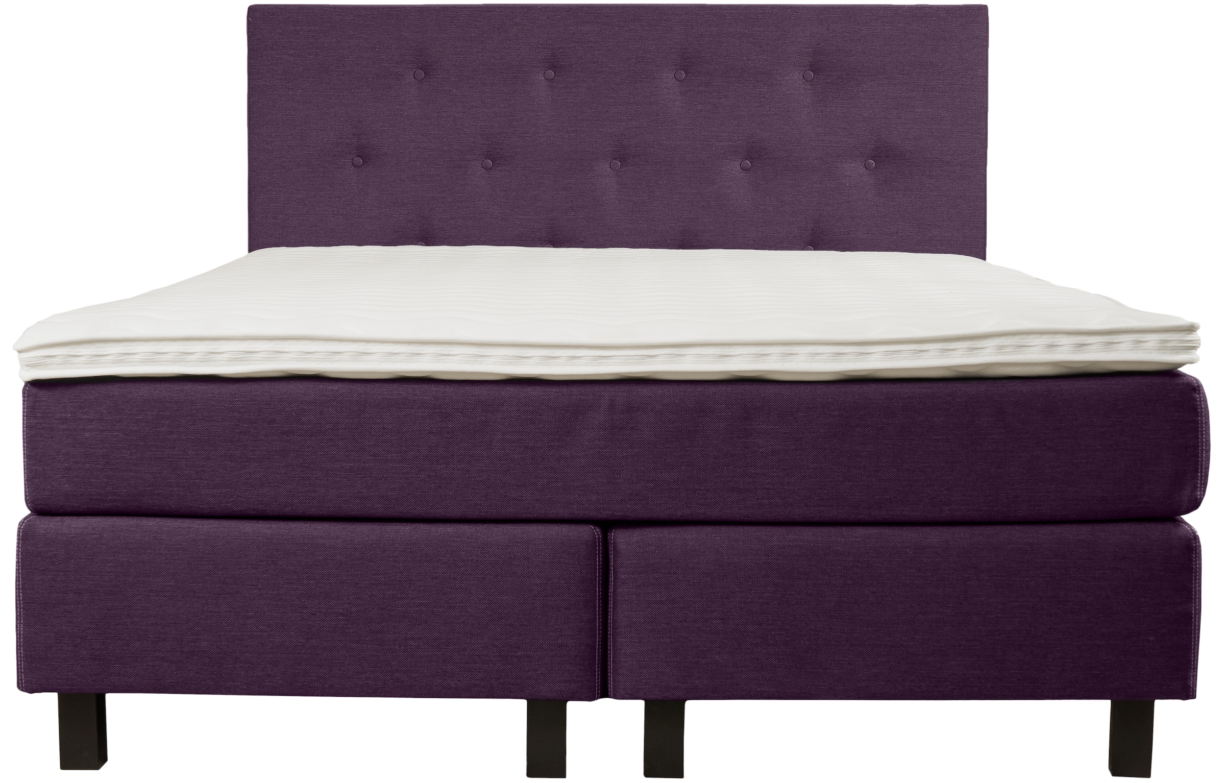 Home affaire Boxspringbett »Alenika« mit LED - Beleuchtung, mit Taschen-Federkernmatratze