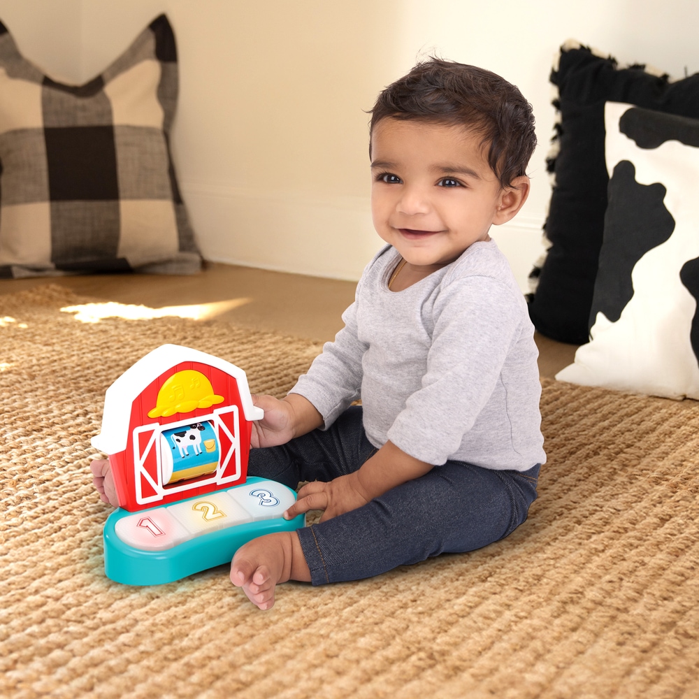 Baby Einstein Spielcenter »Farm Explorers Jump & Learn Barnyard« mit über 60 Melodien und Geräuschen