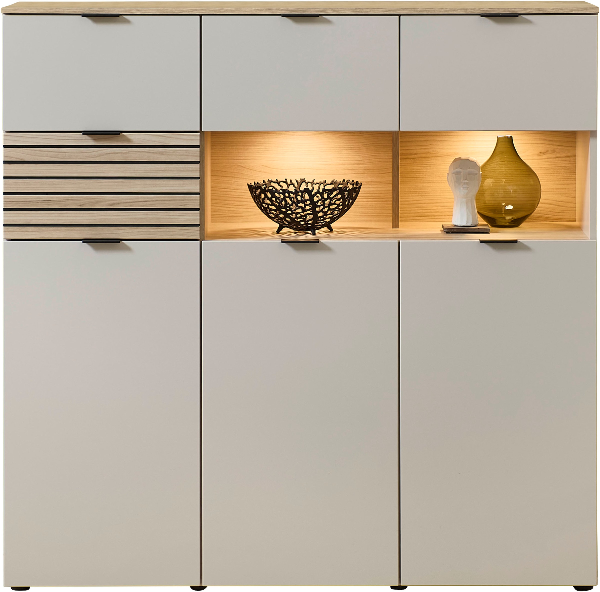 Innostyle Highboard »INA Highboard,  84 x 125 x 45 cm (B/H/T)« 1 Stk. tlg.