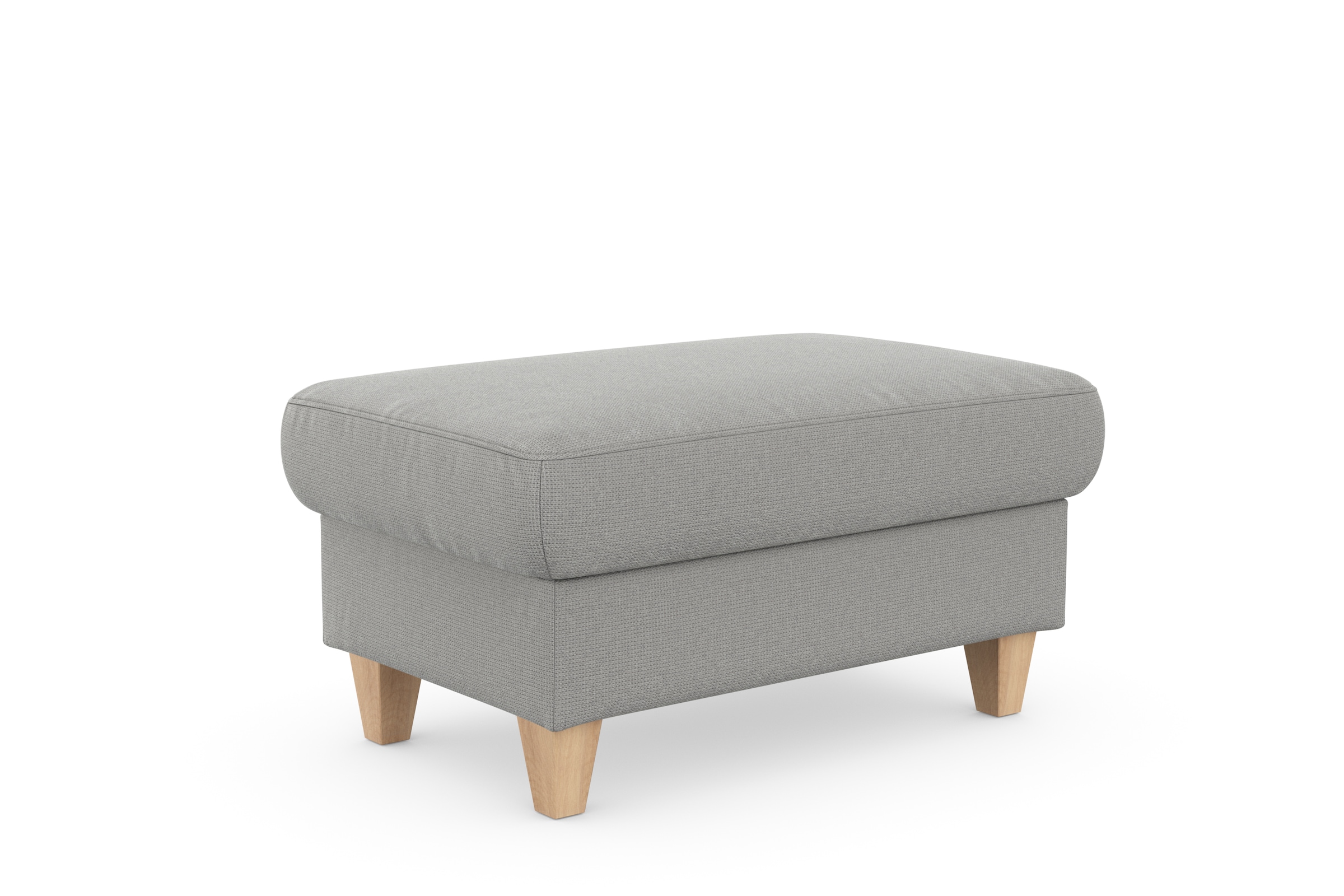 sit&more Stauraumhocker »Farö«, mit Stauraum und Federkern und naturfarbenen Füßen