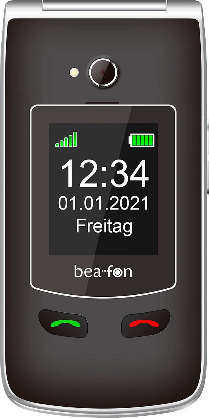 Beafon Smartphone »SL645plus«, Schwarz-Silber, 7,11 cm/2,8 Zoll, 3 MP Kamera