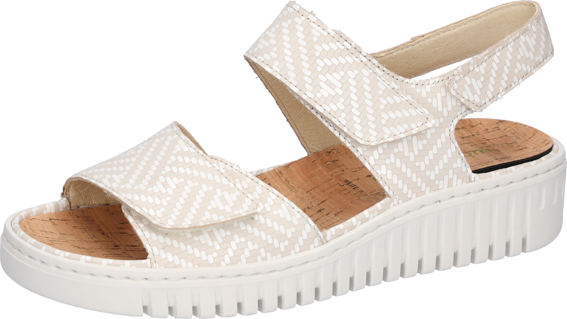 Waldläufer Keilsandalette »H-Willow«  Sommerschuh, Sandale, Klettschuh mit Kork-Fußbett, Weite H