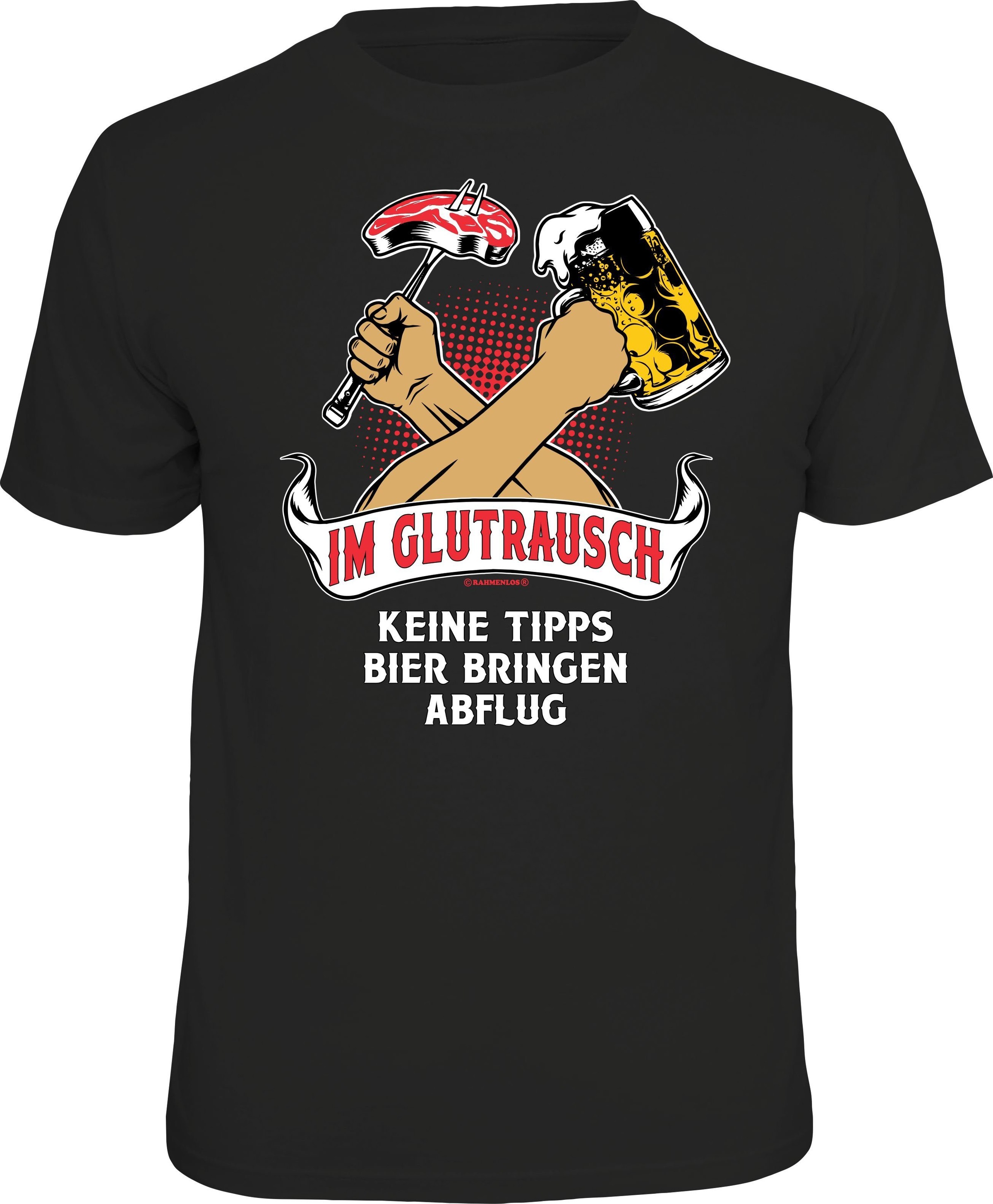 Rahmenlos T-Shirt für den passionierten Grill-Fan