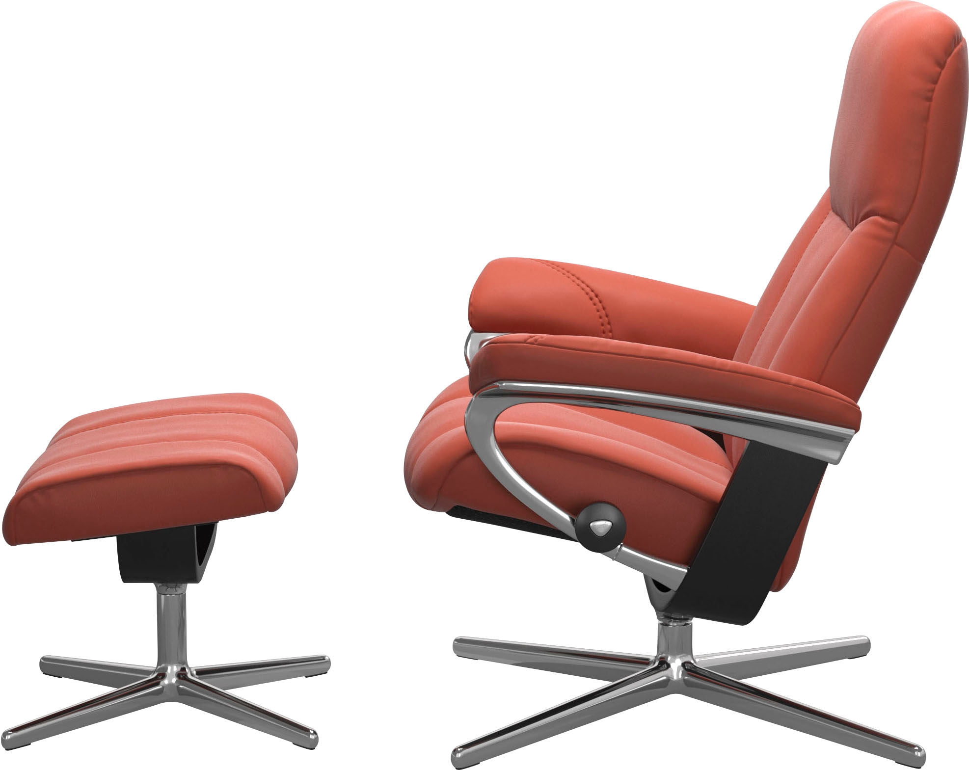 Stressless® Relaxsessel »Consul« mit Cross Base, Größe S, M & L, Holzakzent Schwarz