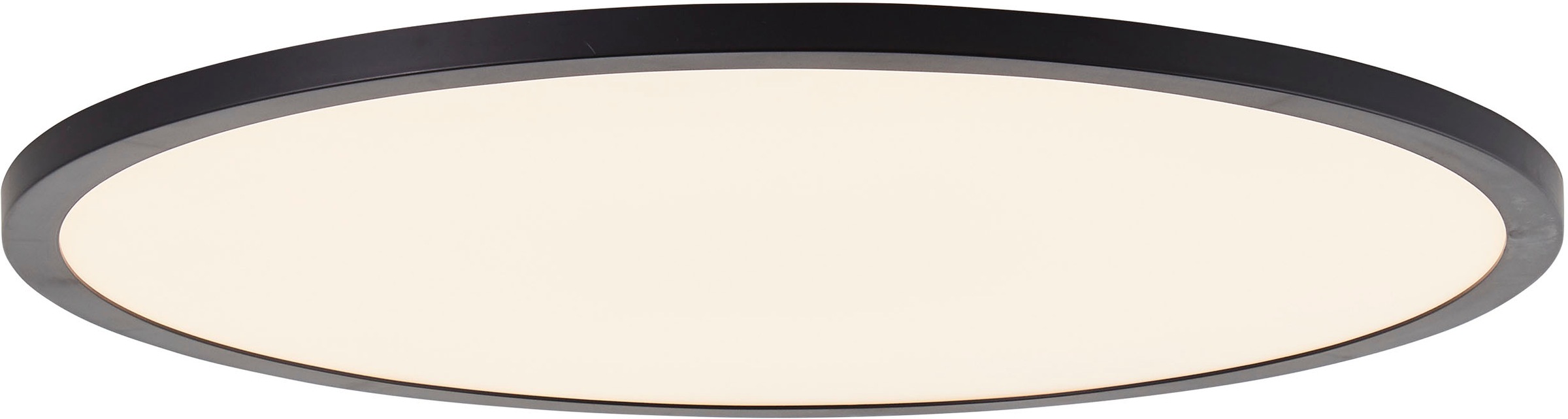 Brilliant LED Panel »Tuco«, 1 flammig, Leuchtmittel LED-Modul | LED fest integriert, Ø 50cm, dimmbar, CCT, 3900 lm, Fernbedienung, Kunststoff, schwarz/weiß