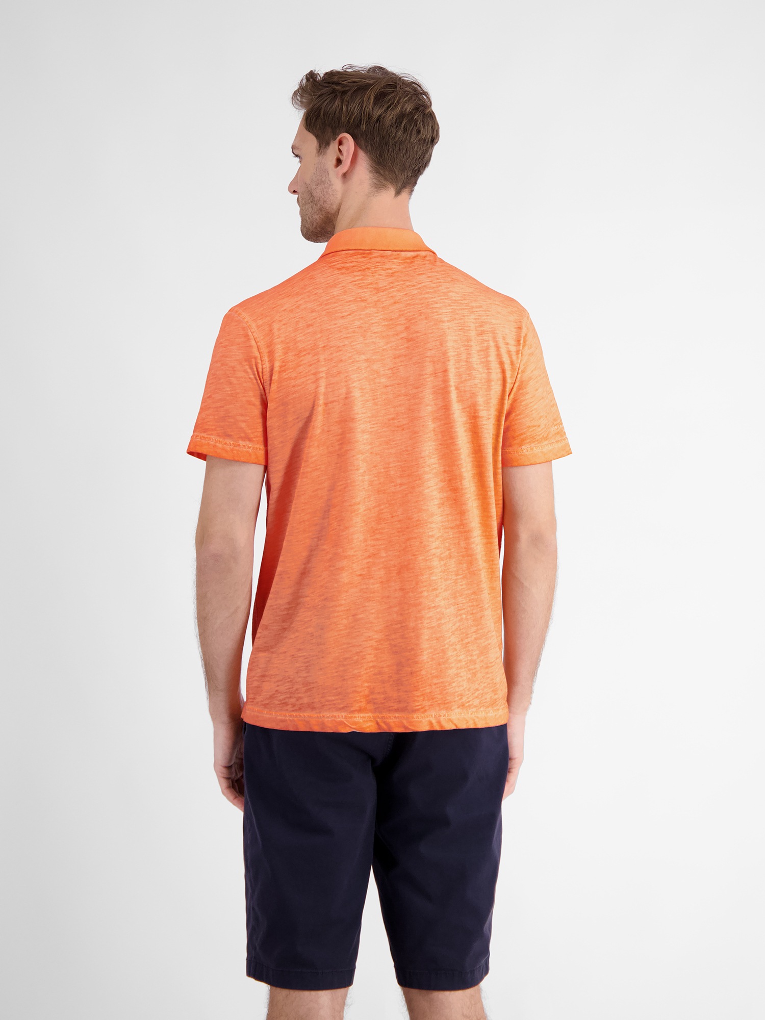 LERROS Poloshirt »LERROS Poloshirt mit lässigem Brustprint«