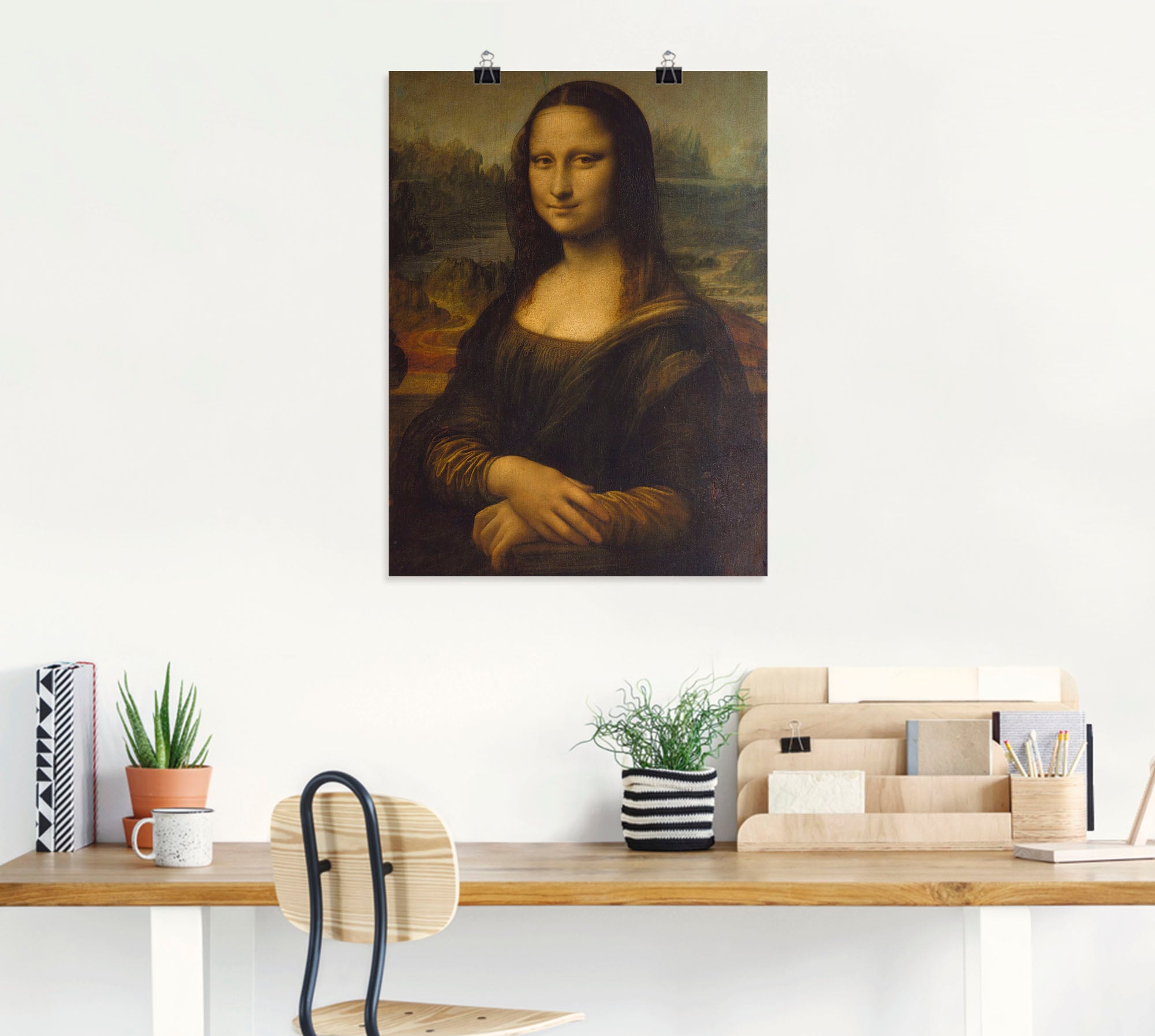 Artland Wandbild »Mona Lisa. Um 1503«, Porträts, (1 St.), als Leinwandbild, Poster in verschied. Größen