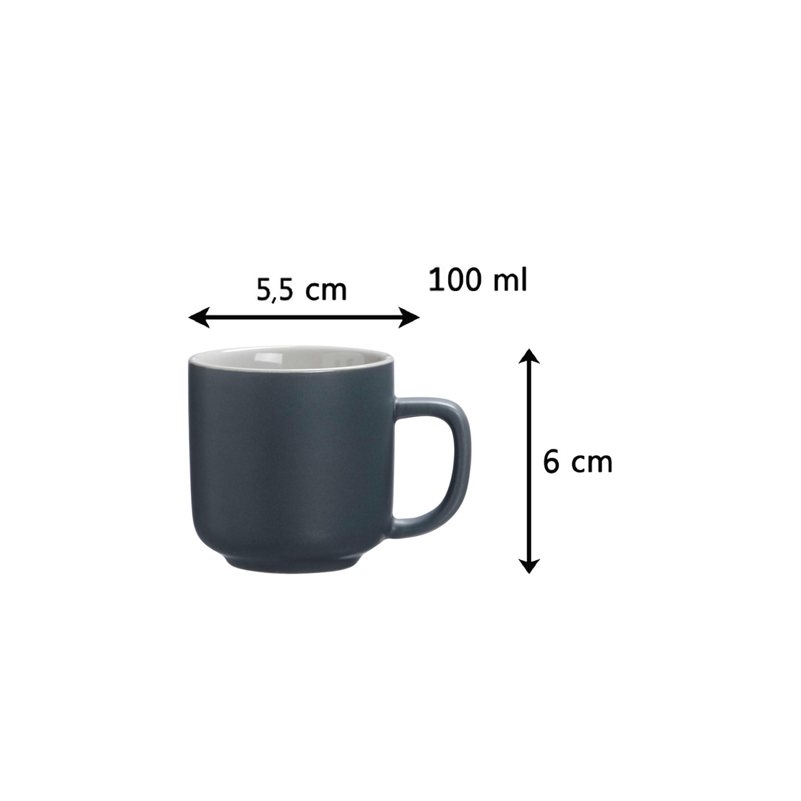 Ritzenhoff & Breker Tasse »Espressotasse mit Untertasse Jasper 100 ml«
