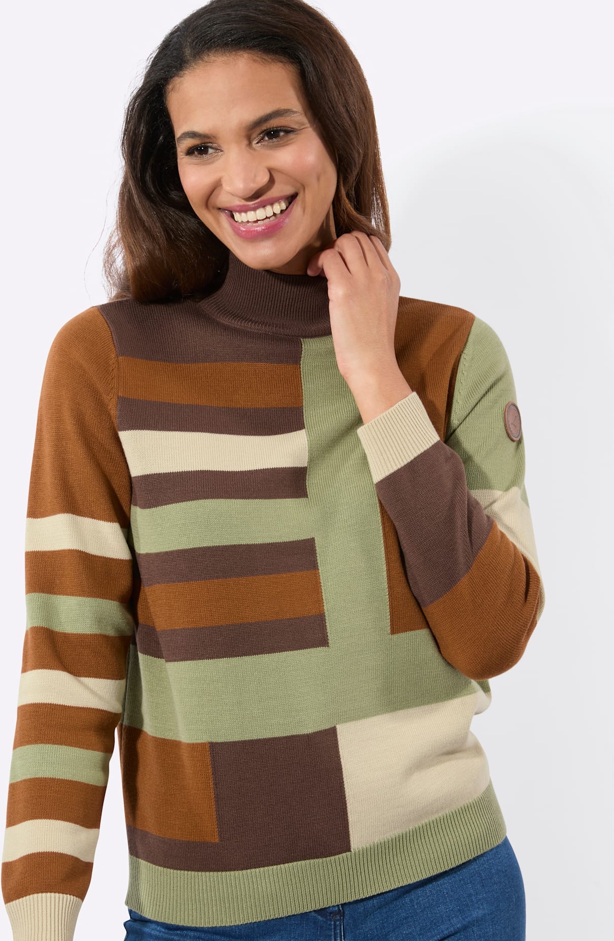 Casual Looks Jacquardpullover »Jacquard-Pullover«