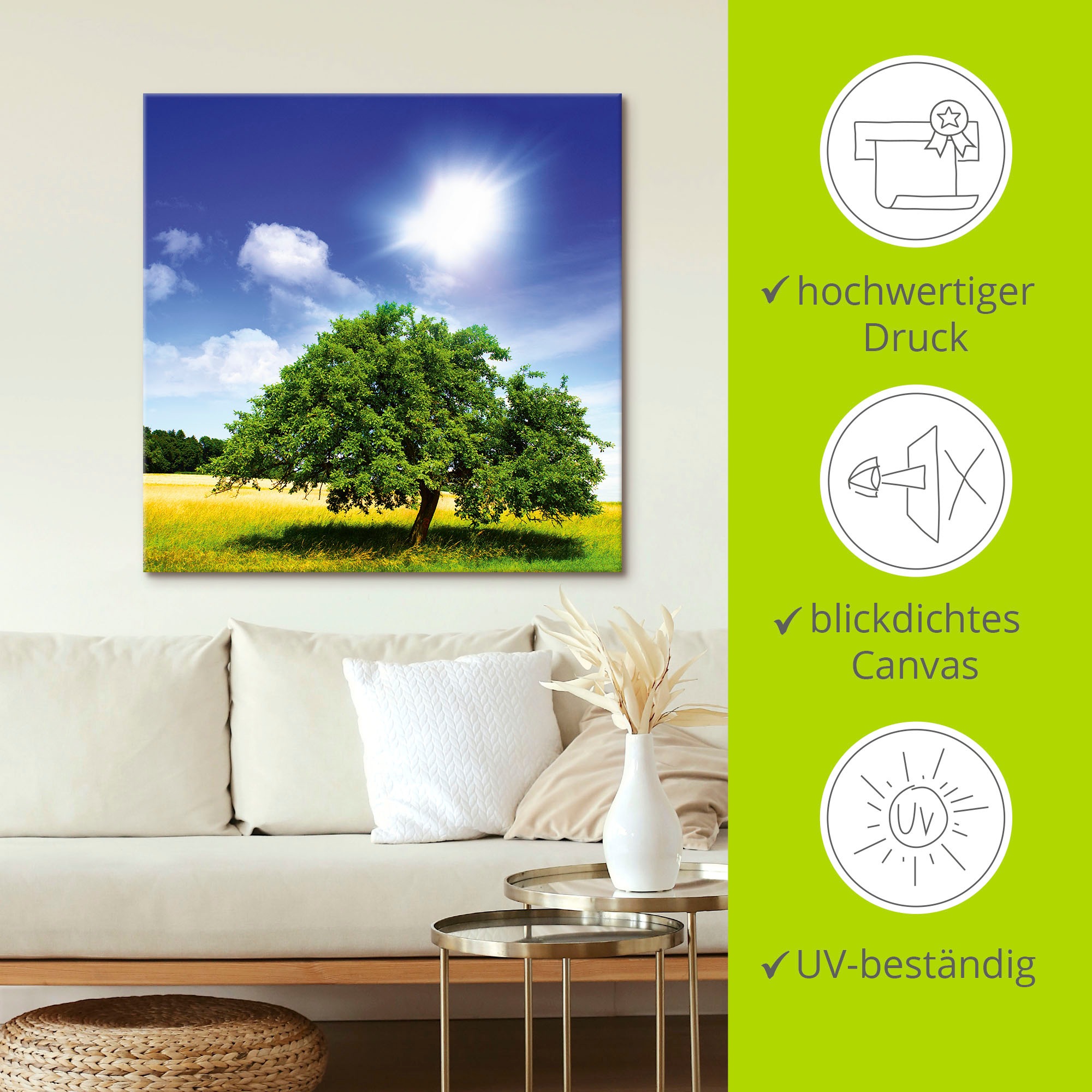 Artland Wandbild »Baum des Lebens«, Bäume, (1 St.), als Leinwandbild, Poster in verschied. Größen