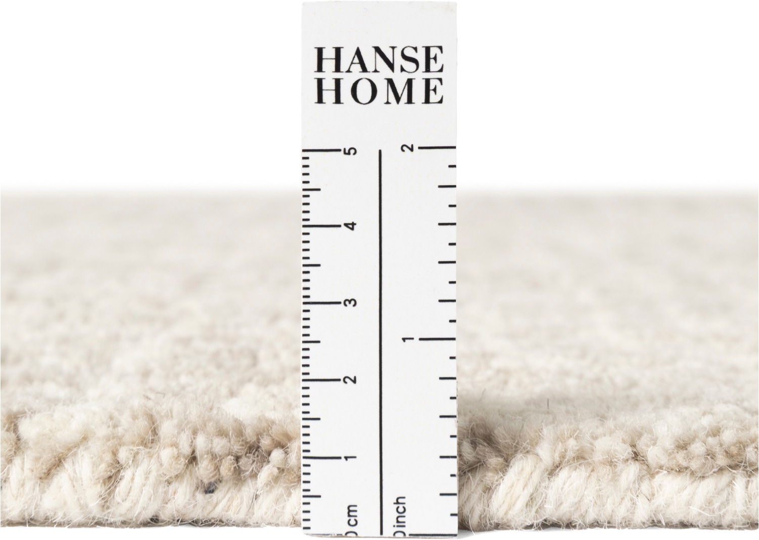HANSE Home Wollteppich »Eloise« rechteckig 17 mm Höhe Wolle, Naturteppich, Handgemacht, Wohnzimmer, Schlafzimmer, Hygge