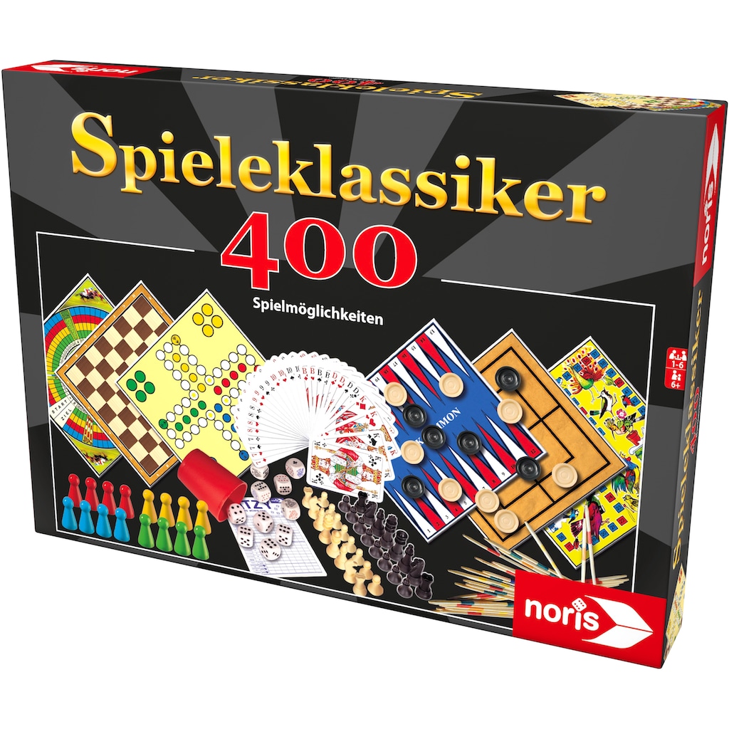 Noris Spielesammlung »Spieleklassiker - 400 Spielmöglichkeiten«, Made in Germany