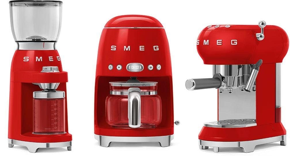 Smeg Kaffeemühle »CGF01RDEU«, 150 W, Kegelmahlwerk, 350 g Bohnenbehälter  jetzt kaufen bei OTTO