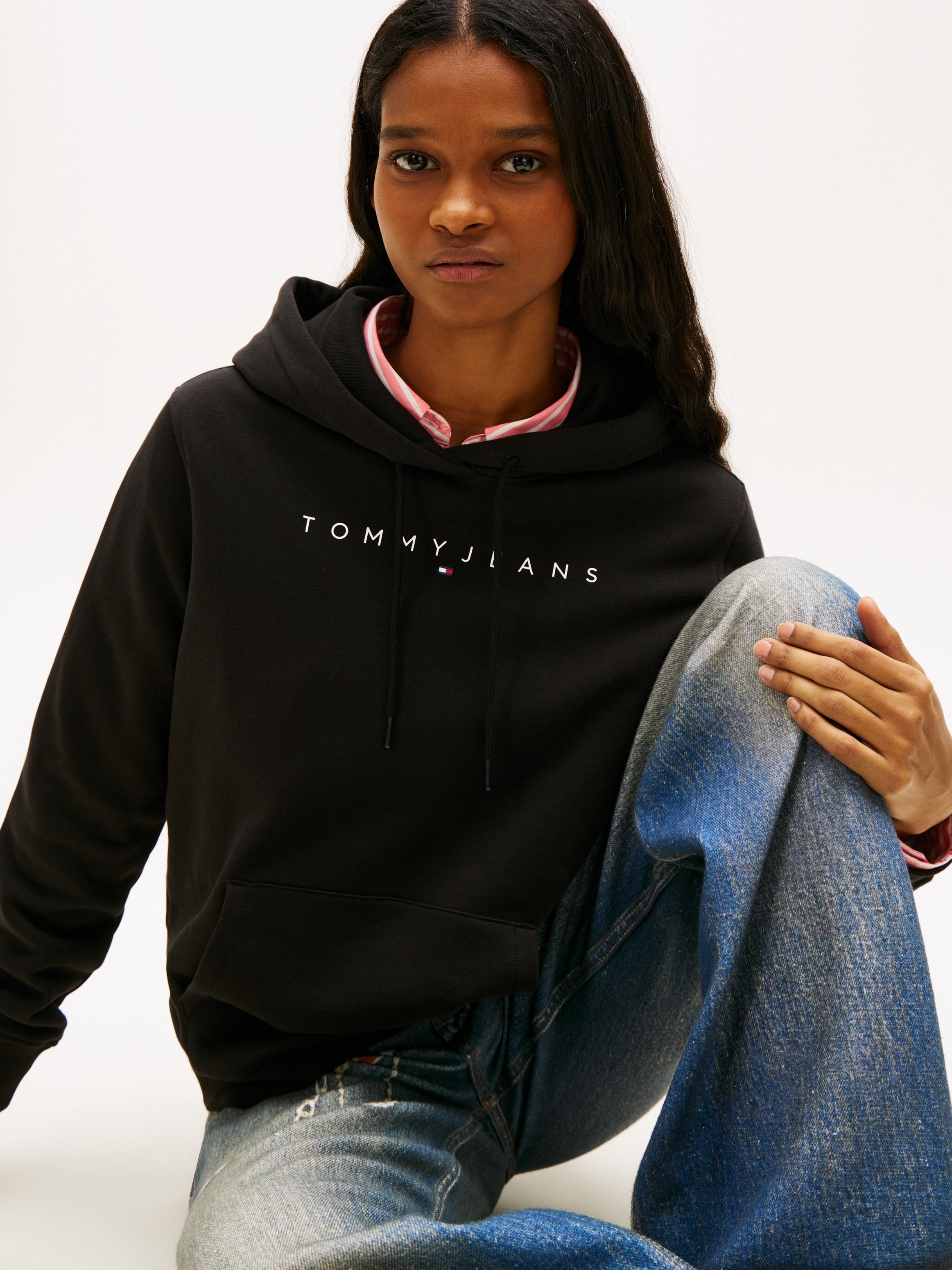 Tommy Jeans Kapuzensweatshirt »TJW REG LINEAR HOODIE«, mit Logoschriftzug
