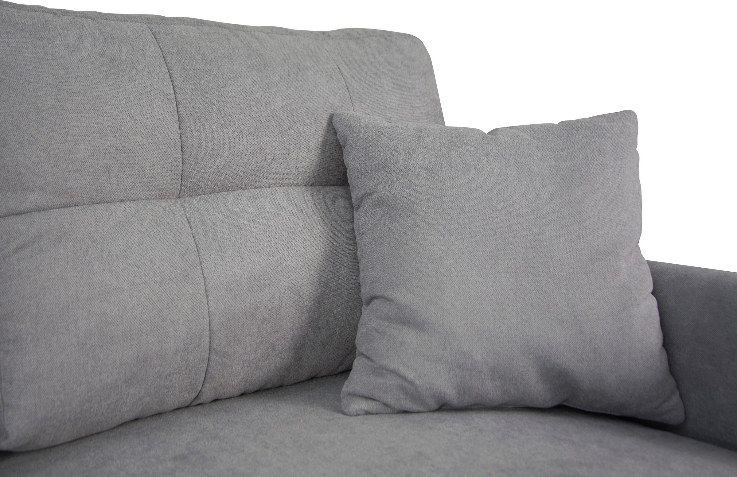 Home affaire 3-Sitzer »TRIPLO optionale Schlafsofa mit Bettkasten, Maße B/T/H: 215/100/89 cm«, Wahlweise Bettfunktion - Liegefläche 145x191 cm, Rücken-, Zierkissen