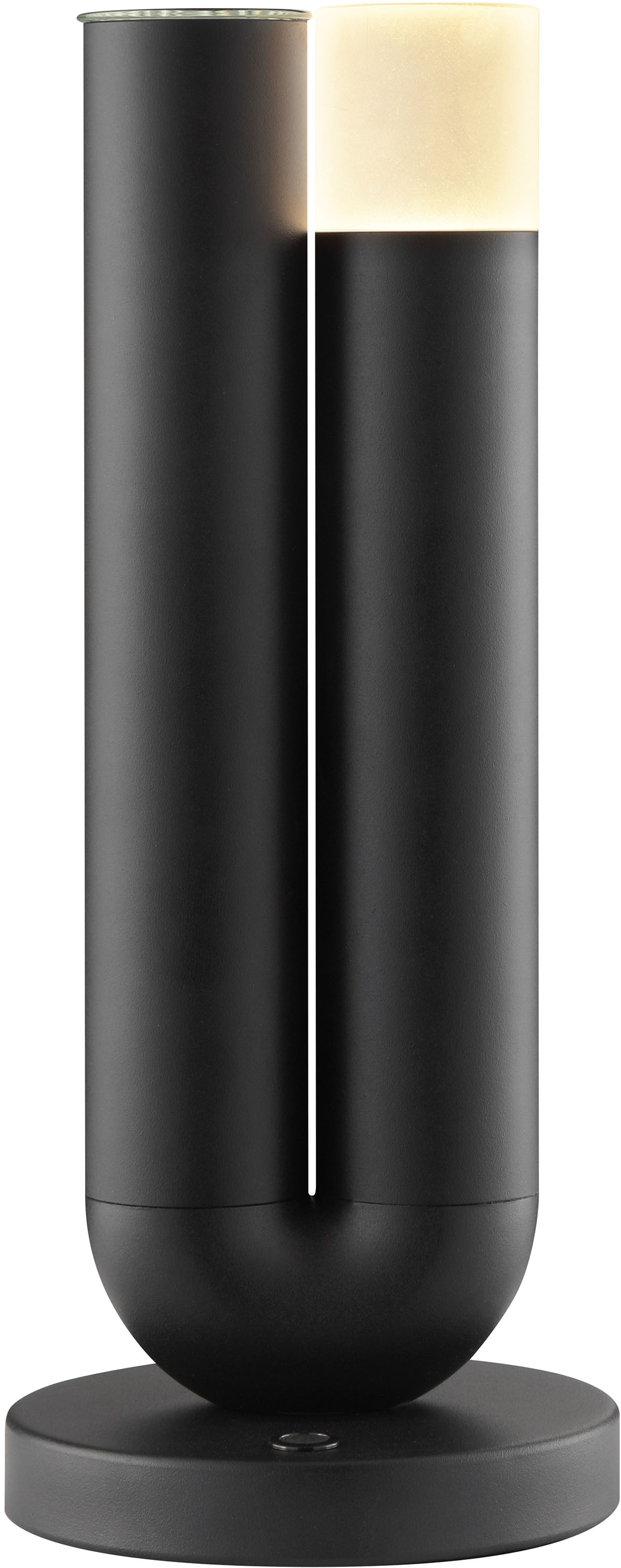 OTTO home LED Tischleuchte »Lynett - Akku Tischlampe, Blumenvase integriert« LED-Modul 1 Stk. Warmweiß inkl. Vase, Akkulampe, wireless charging, 27 cm, kabellose Lampe, Deko