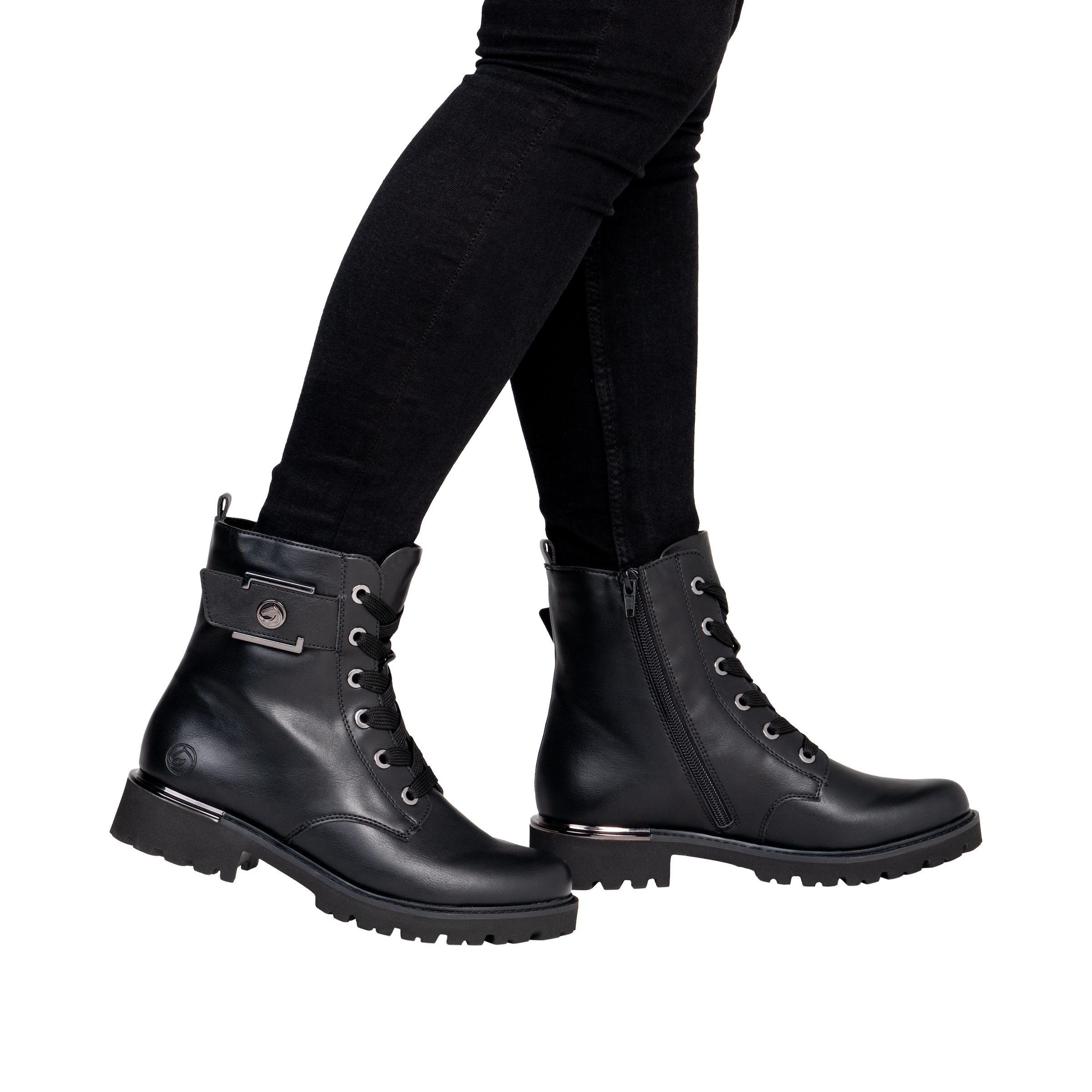 Remonte Schnürstiefelette  Schnürboots, Workerboots mit Profilsohle