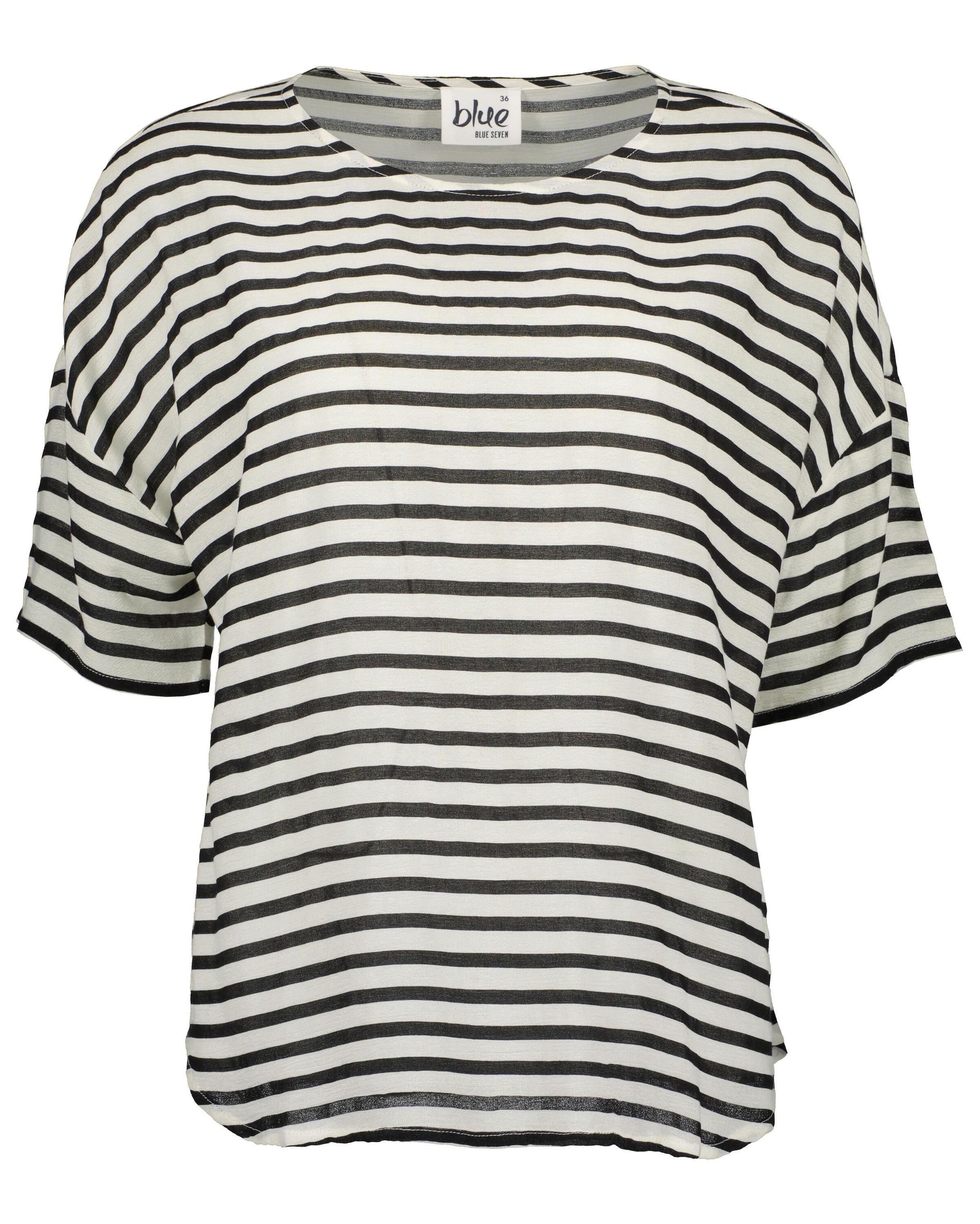 Blue Seven Damen Klassische Bluse »Oversized Bluse« 1 tlg. in schwarz, Größe 40