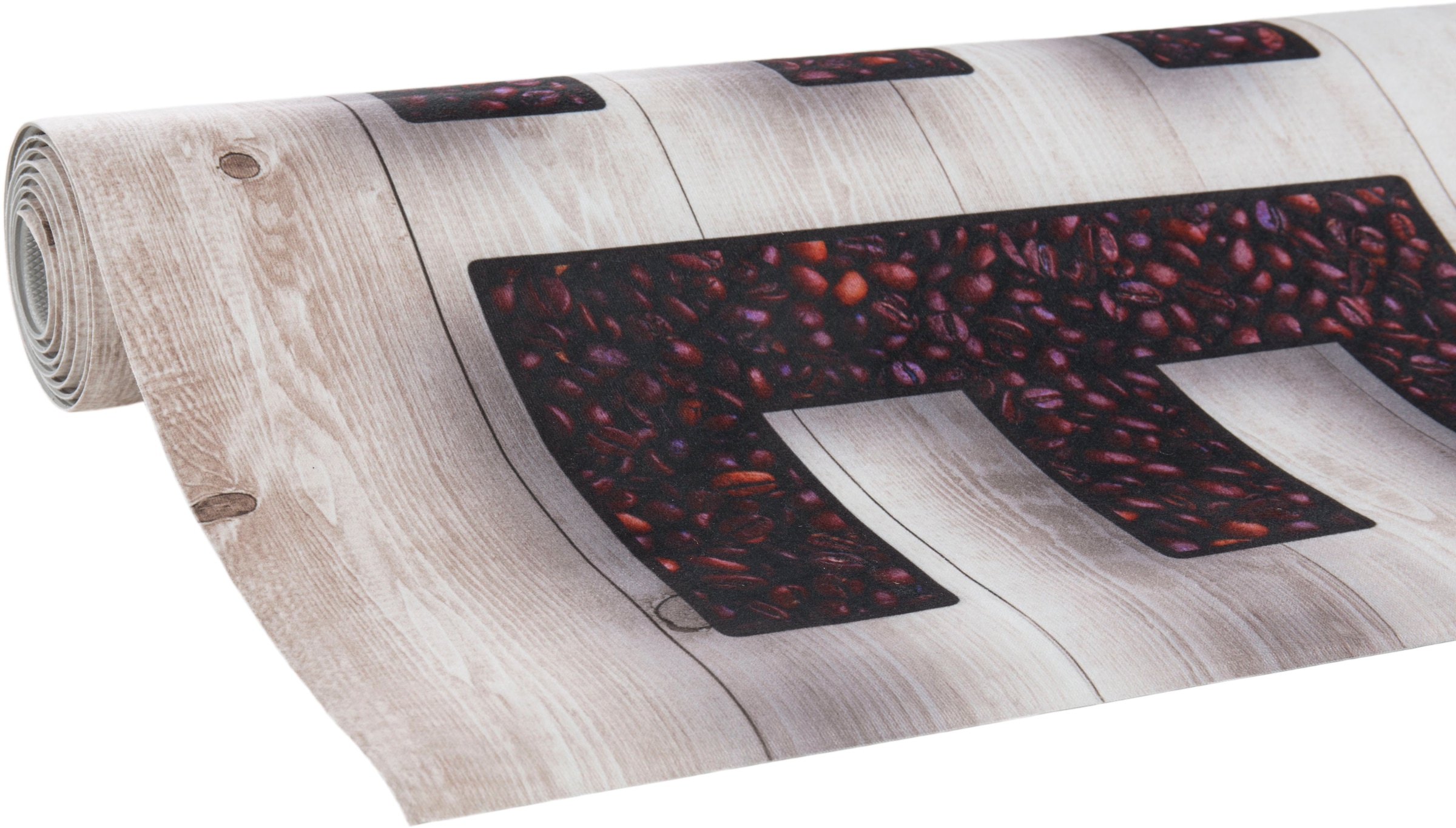 Andiamo Küchenläufer »Coffee«, rechteckig, aus Vinyl, abwischbar,  rutschhemmend, mit Schriftzug, Größe 50x150 cm im OTTO Online-Shop
