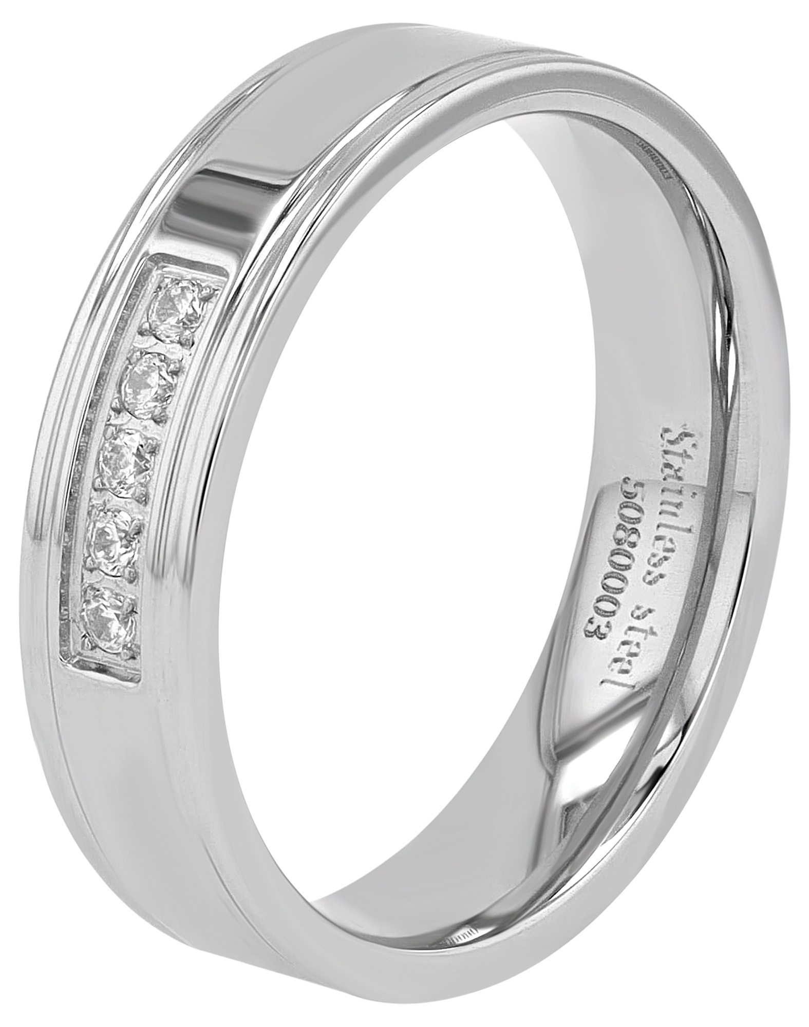 Adelia´s Fingerring »Damen Ring aus Edelstahl«