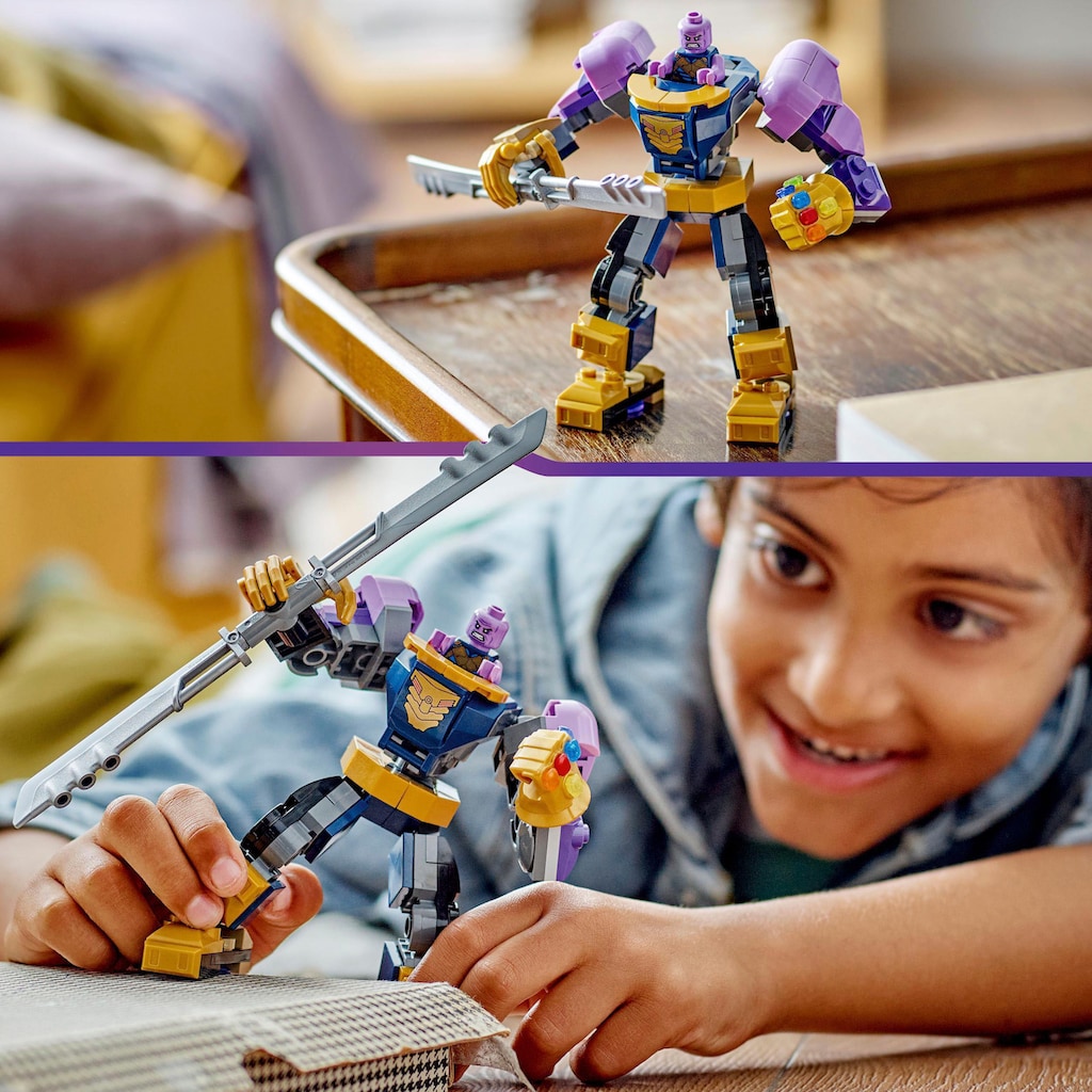 LEGO® Konstruktionsspielsteine »Thanos Mech (76242), LEGO® Marvel«, (113 St.)