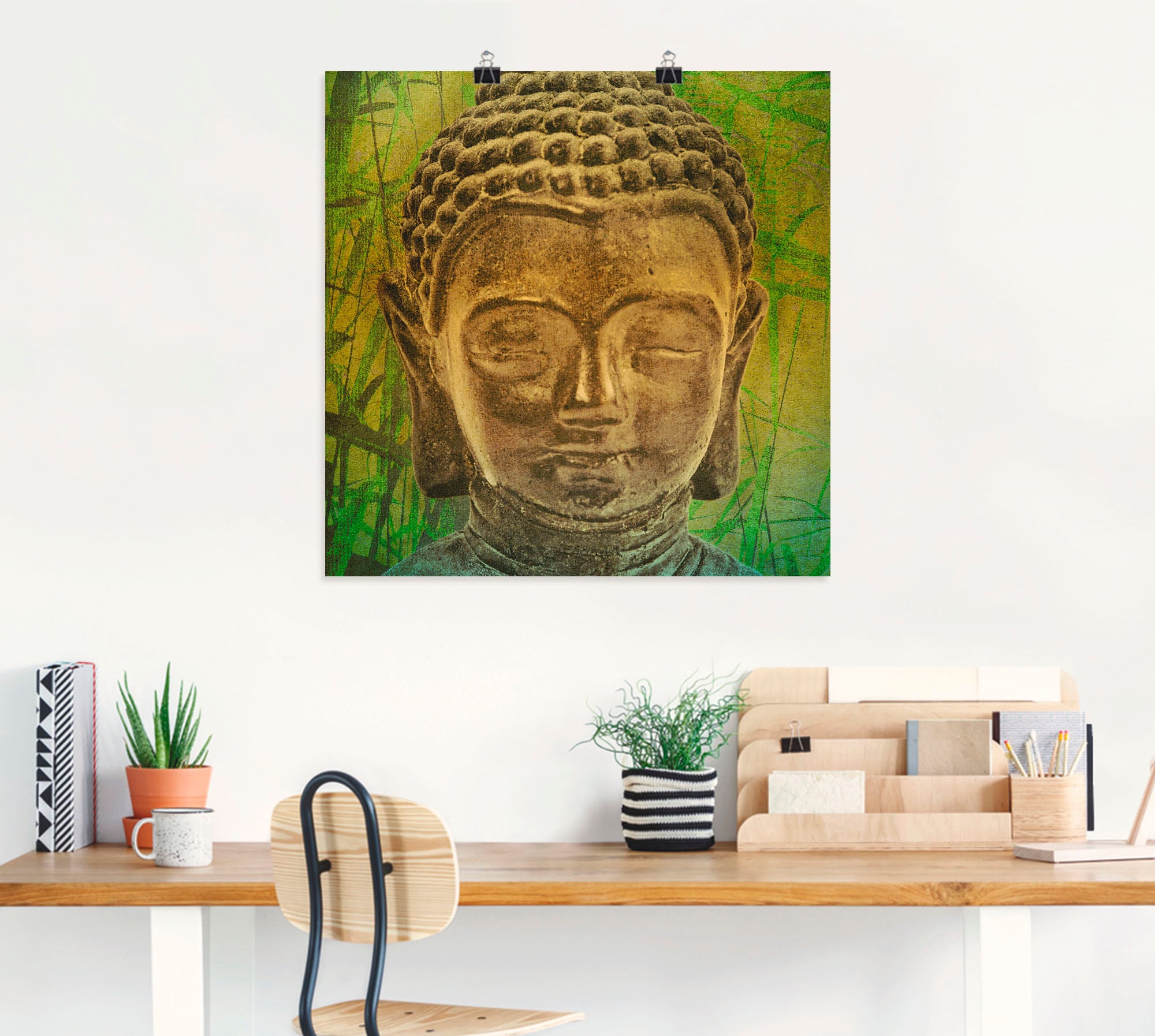 Artland Wandbild »Buddha II«, Religion, (1 St.), als Leinwandbild, Poster in verschied. Größen