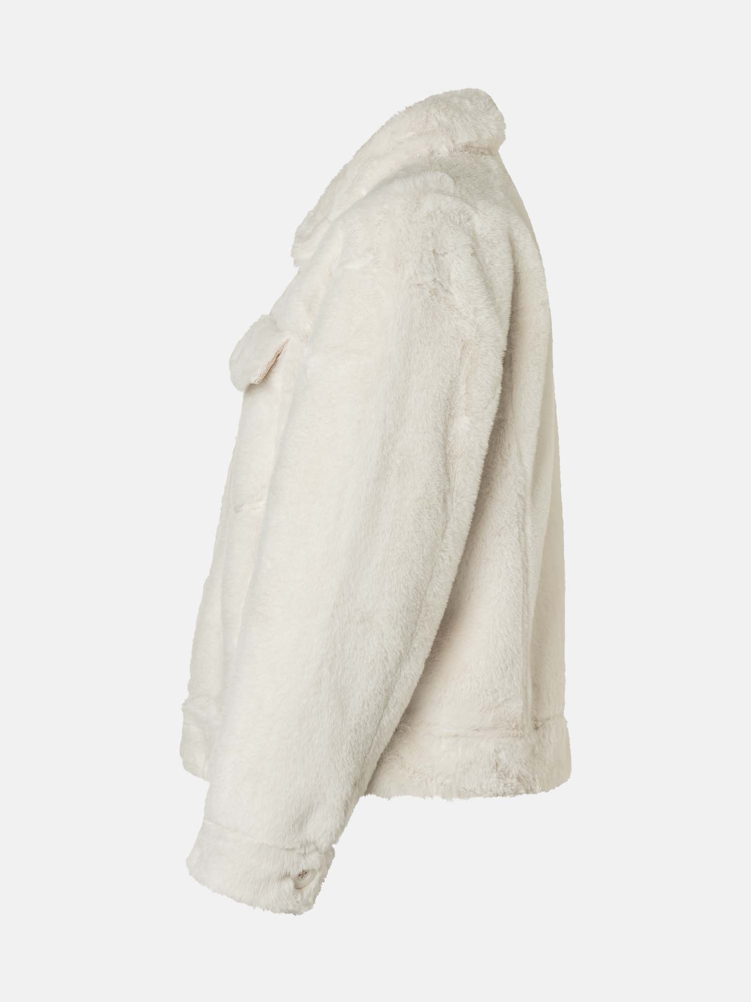 Lieblingsstück Plüschjacke »MaliL« mit aufgesetzten Taschen