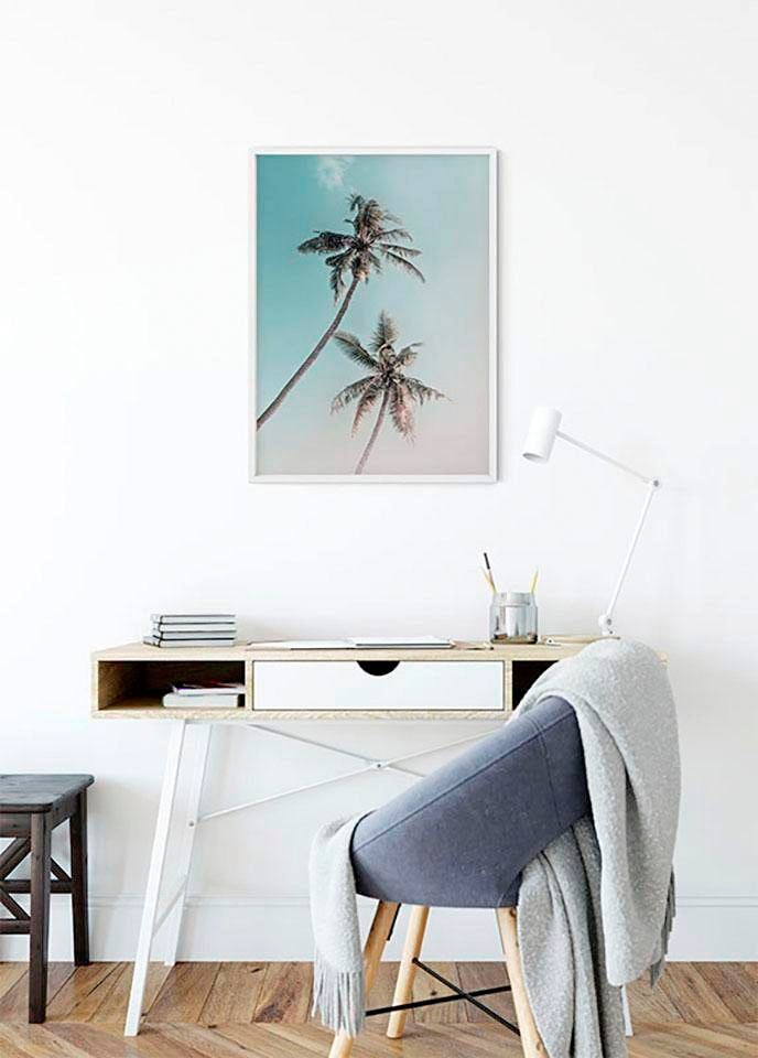 Komar Poster »Miami Palms«, Pflanzen-Blätter, (1 St.), Kinderzimmer,  Schlafzimmer, Wohnzimmer bei OTTO