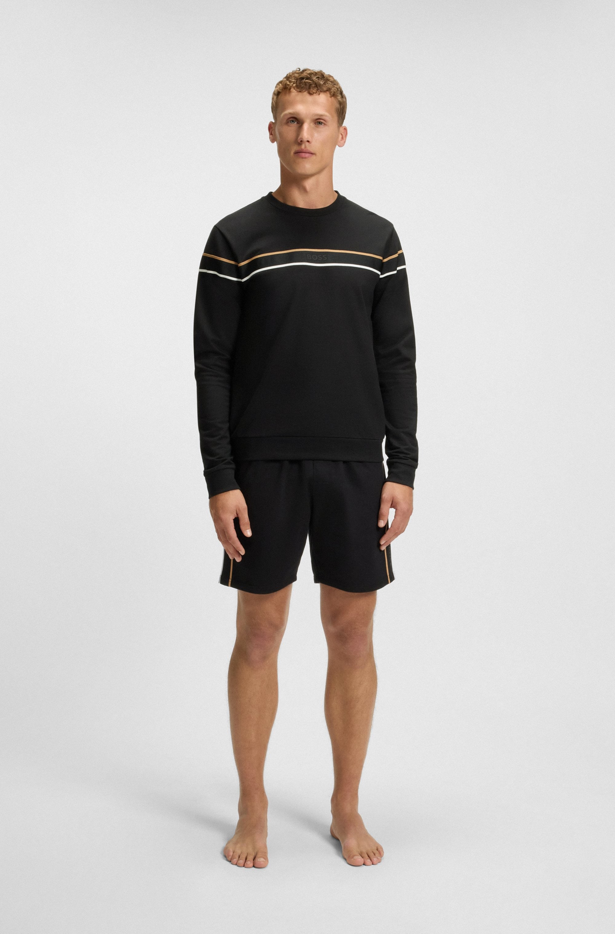 BOSS Sweatshirt »Iconic«, mit Signature-Streifen