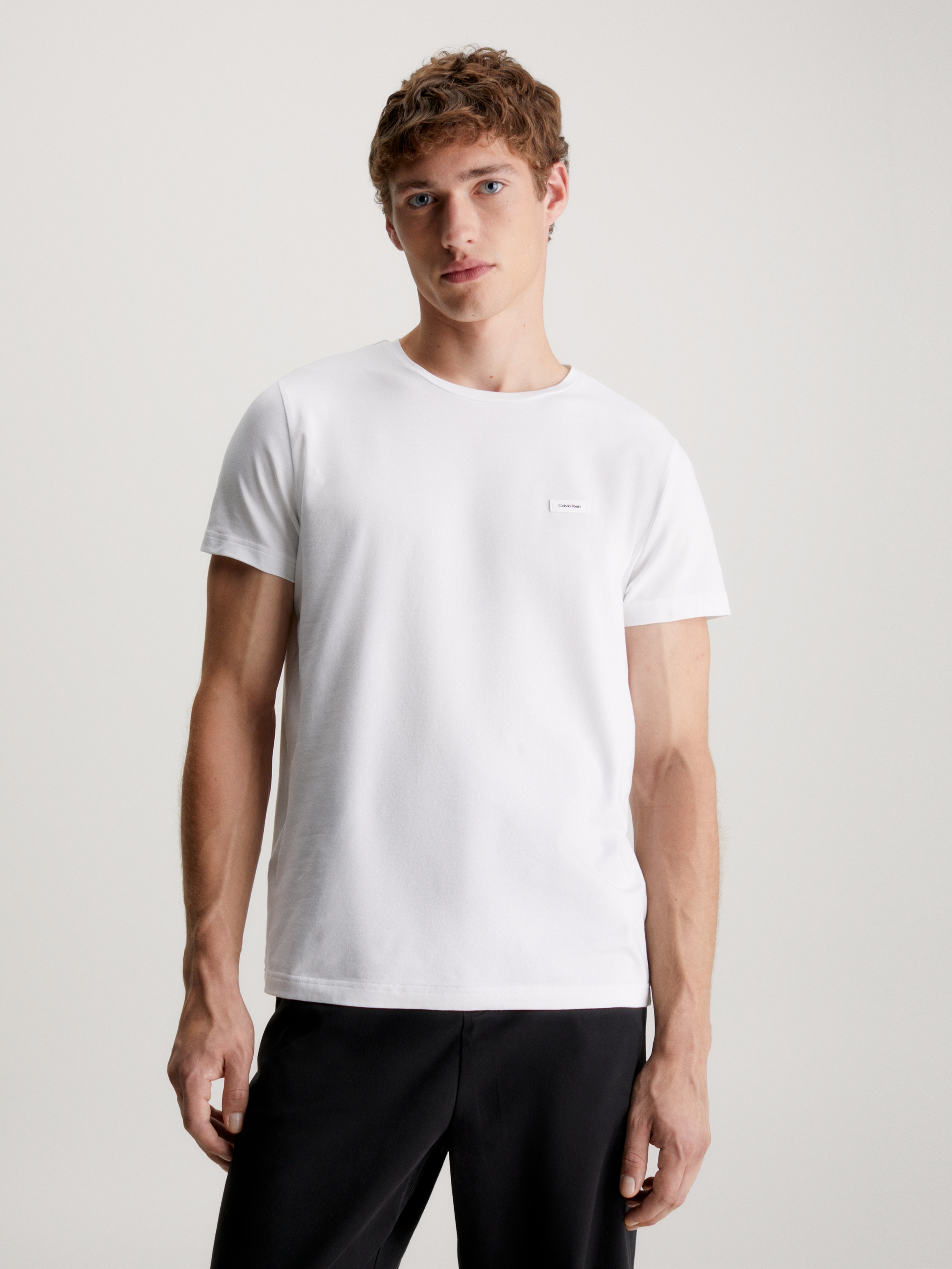 Calvin Klein T-Shirt »STRETCH SLIM FIT T-SHIRT«, mit Rundhalsausschnitt