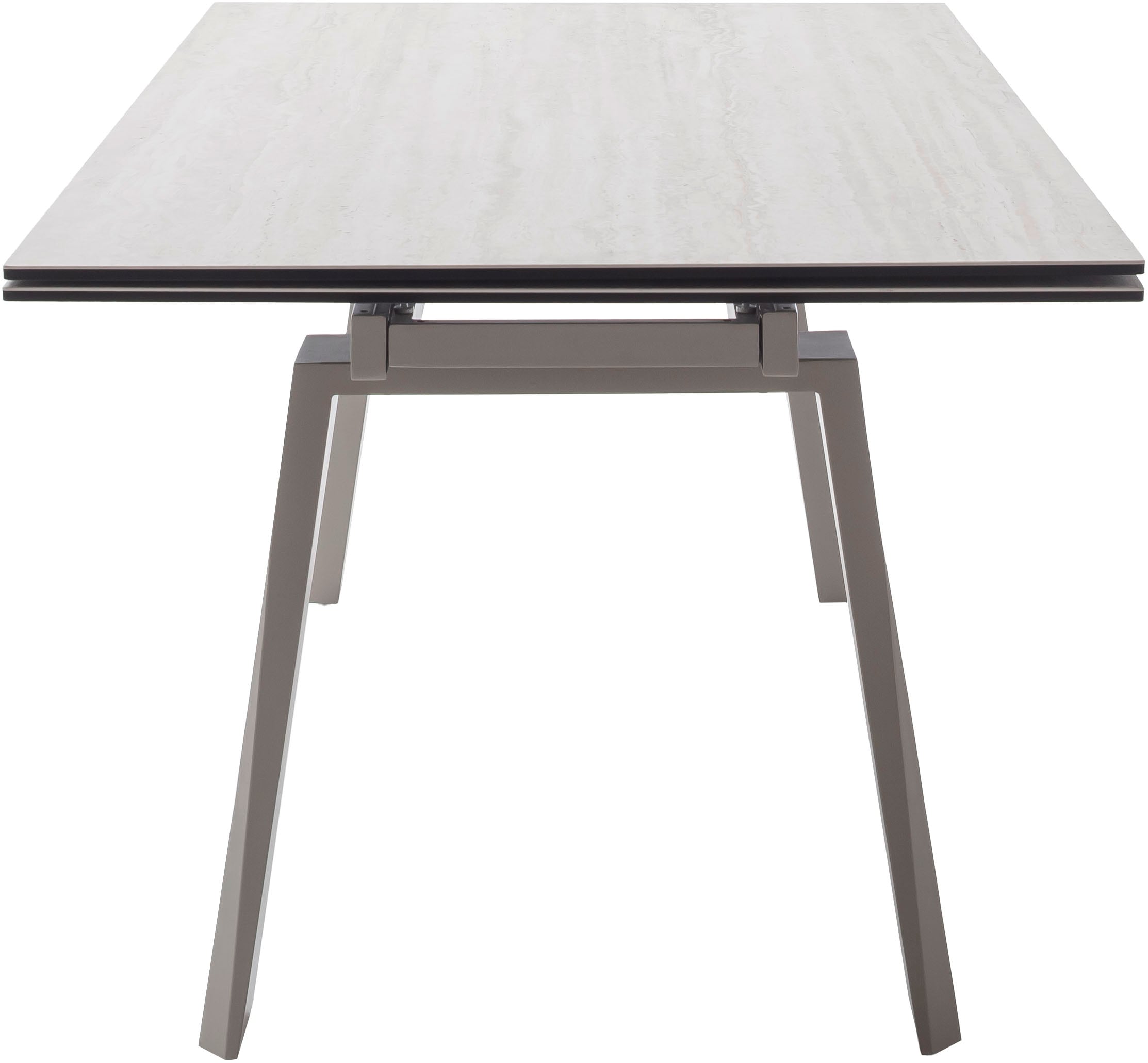 MCA furniture Esstisch »Kalamata« 1 Stk. tlg. Auszugstisch, Stirnauszug, Metallgestell, Keramik, Sicherheitsglas