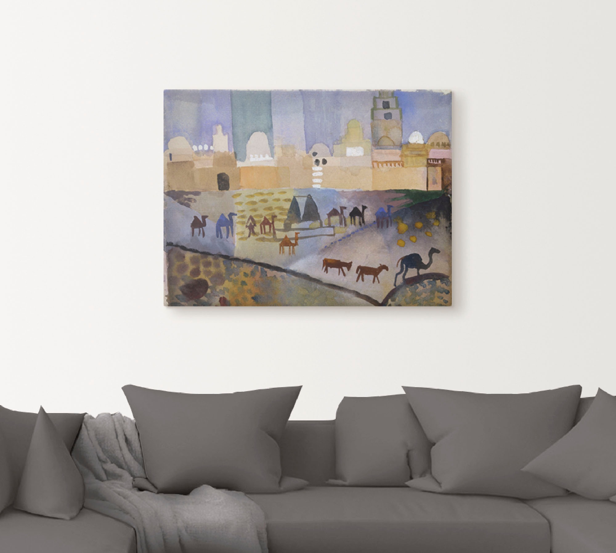 Artland Leinwandbild »Kairouan I. 1914.« Afrika 1 Stk. tlg. auf Holzrahmen gespannt