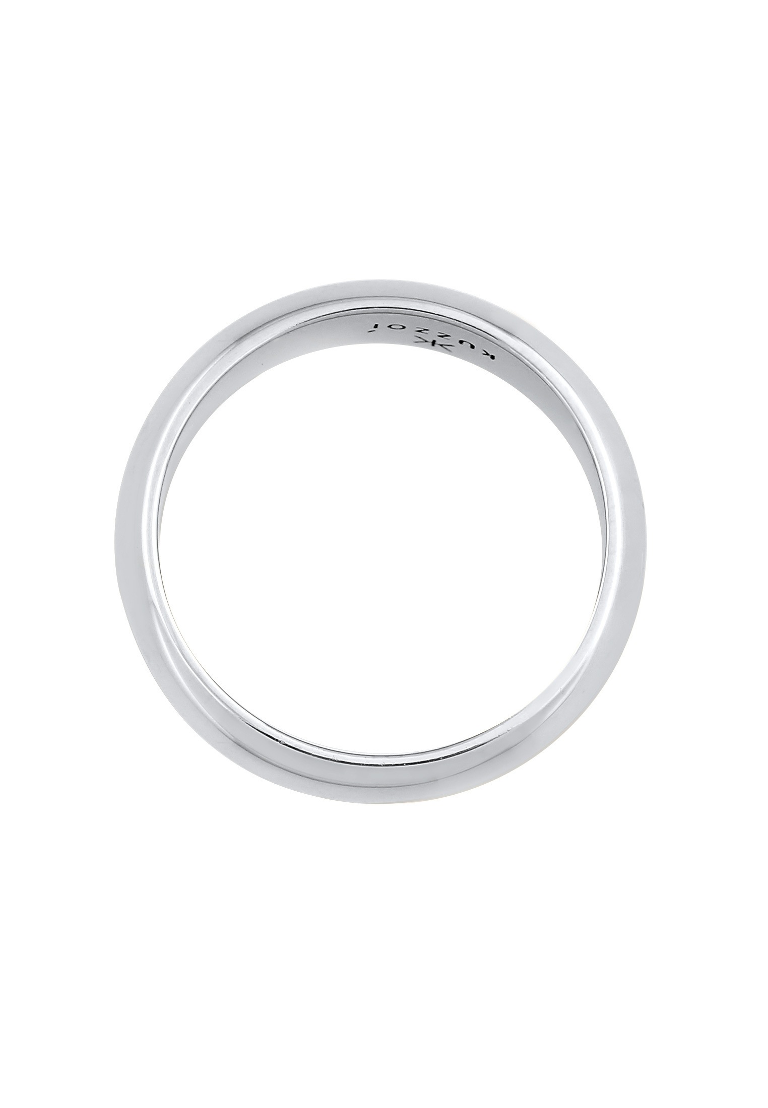 Kuzzoi Silberring »Ring Herren Bandring Basic 925 Silber«