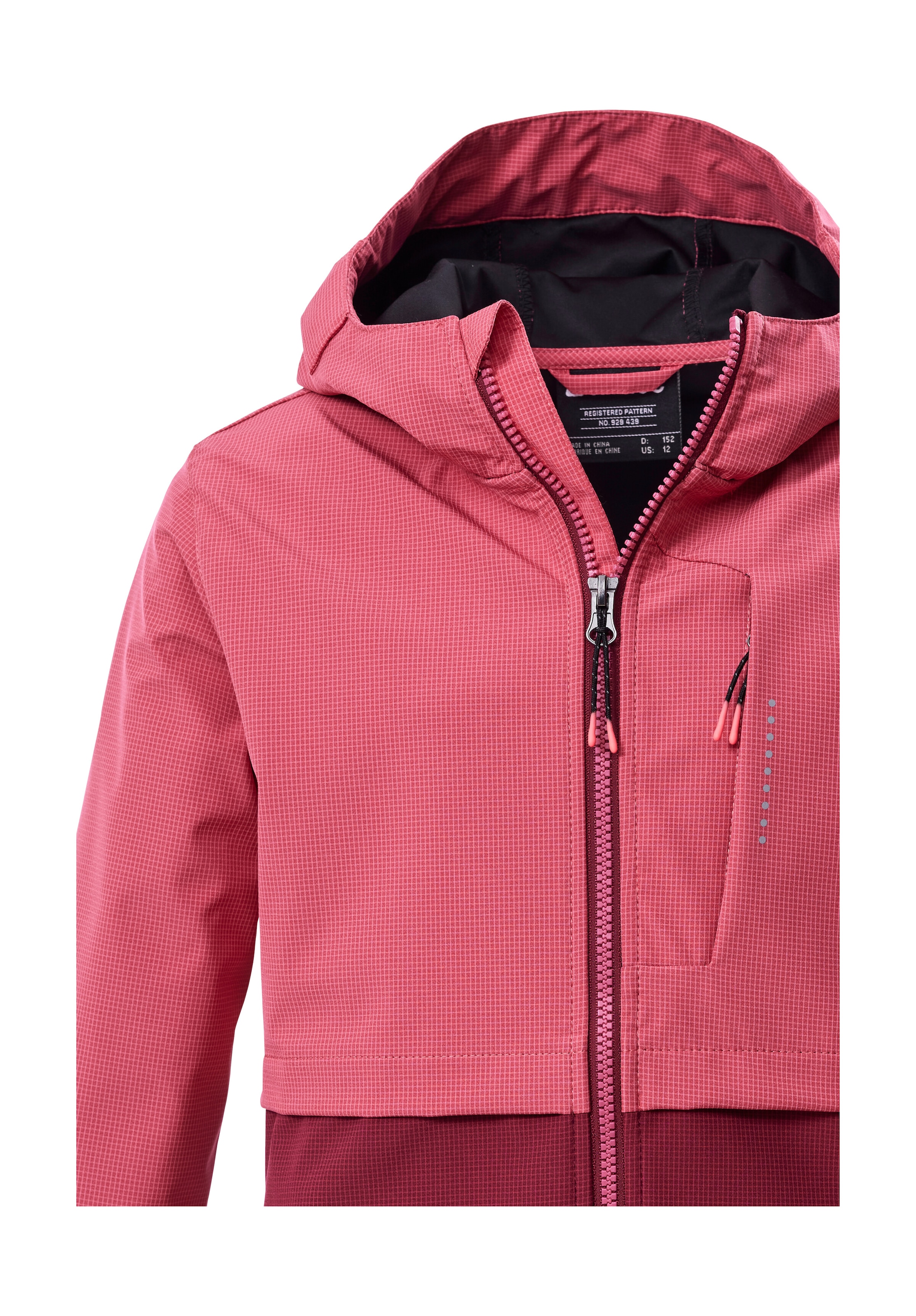 Killtec Softshelljacke »KOS 153 GRLS SFTSHLL JCKT« Winddichte, wasserabweisende Softshelljacke mit Kapuze