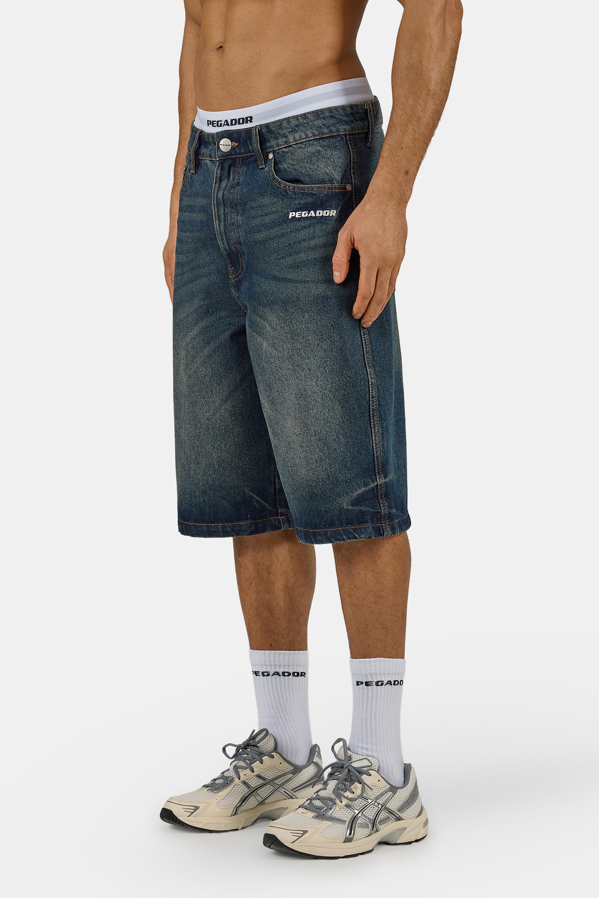 PEGADOR Jeansshorts »Kolar Jorts« Baumwolle, regular fit