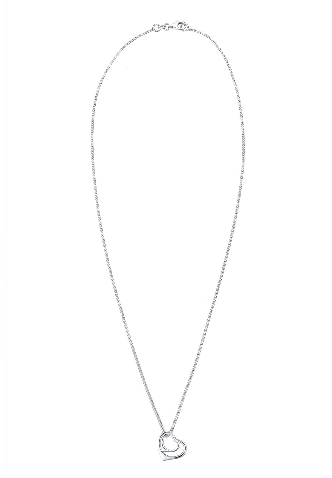 Elli Kette mit Anhänger »Halskette Herz 925 Sterling Silber«