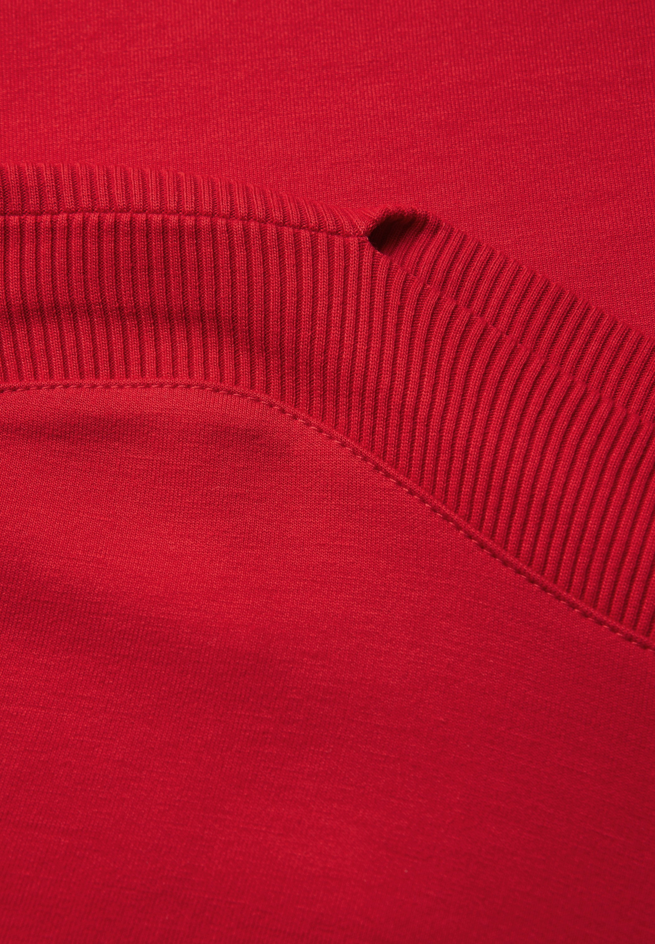 STREET ONE 3/4-Arm-Shirt Strick-Shirt mit U-Boot-Ausschnitt